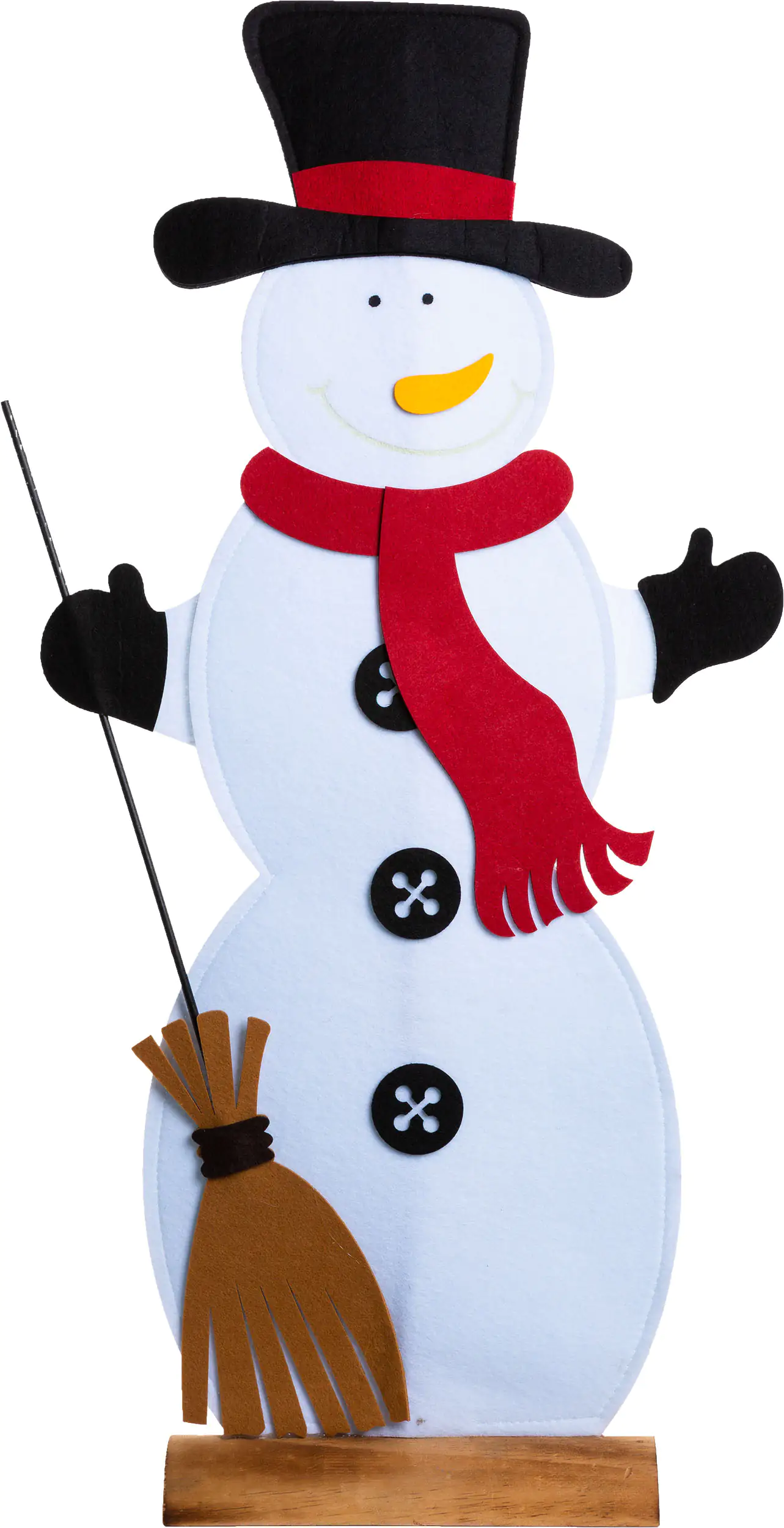 TrendLine Deko Schneemann Filz 41 x 8 x 82 cm