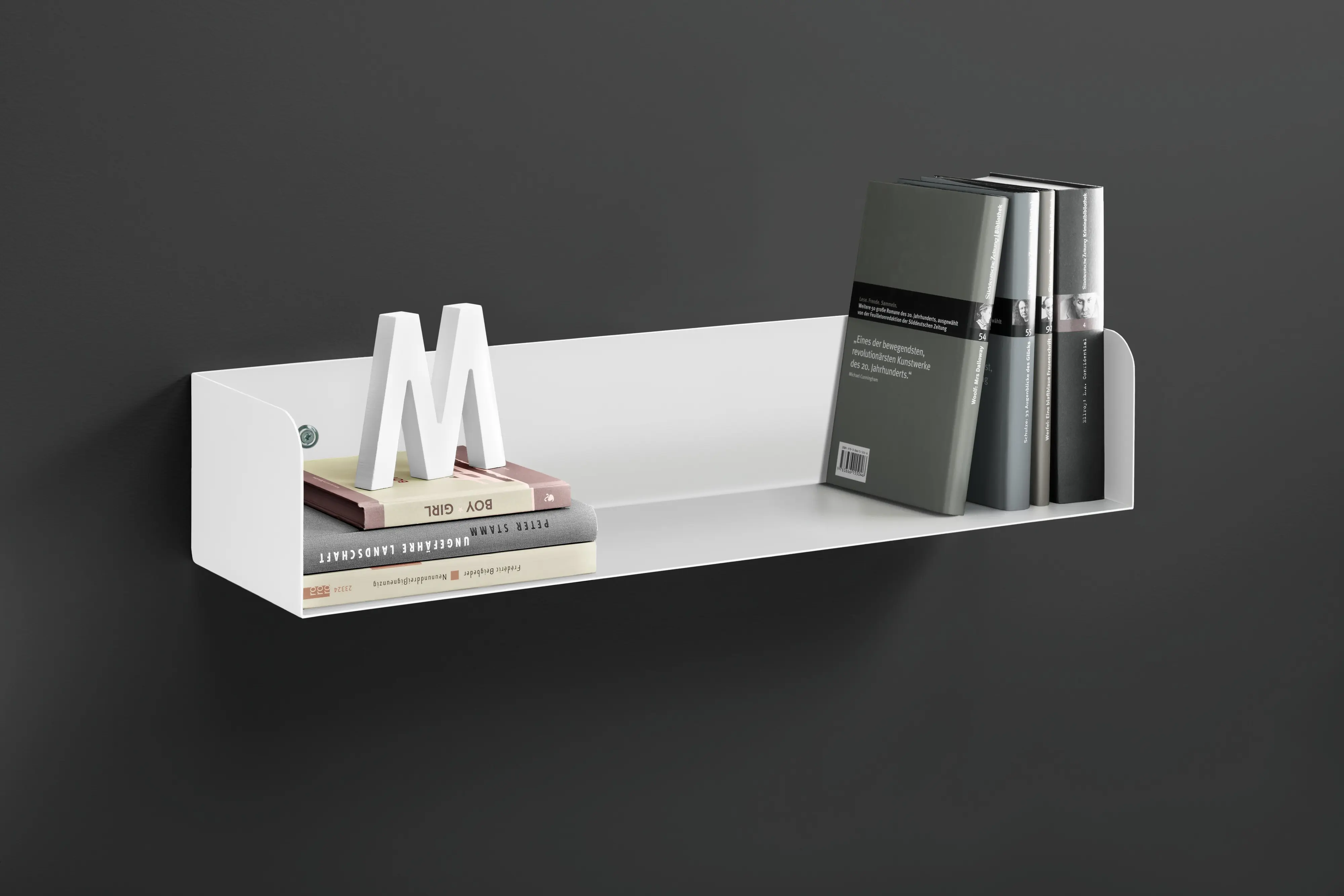 Dolle Wandregal Showcase 80 x 15 cm weiß