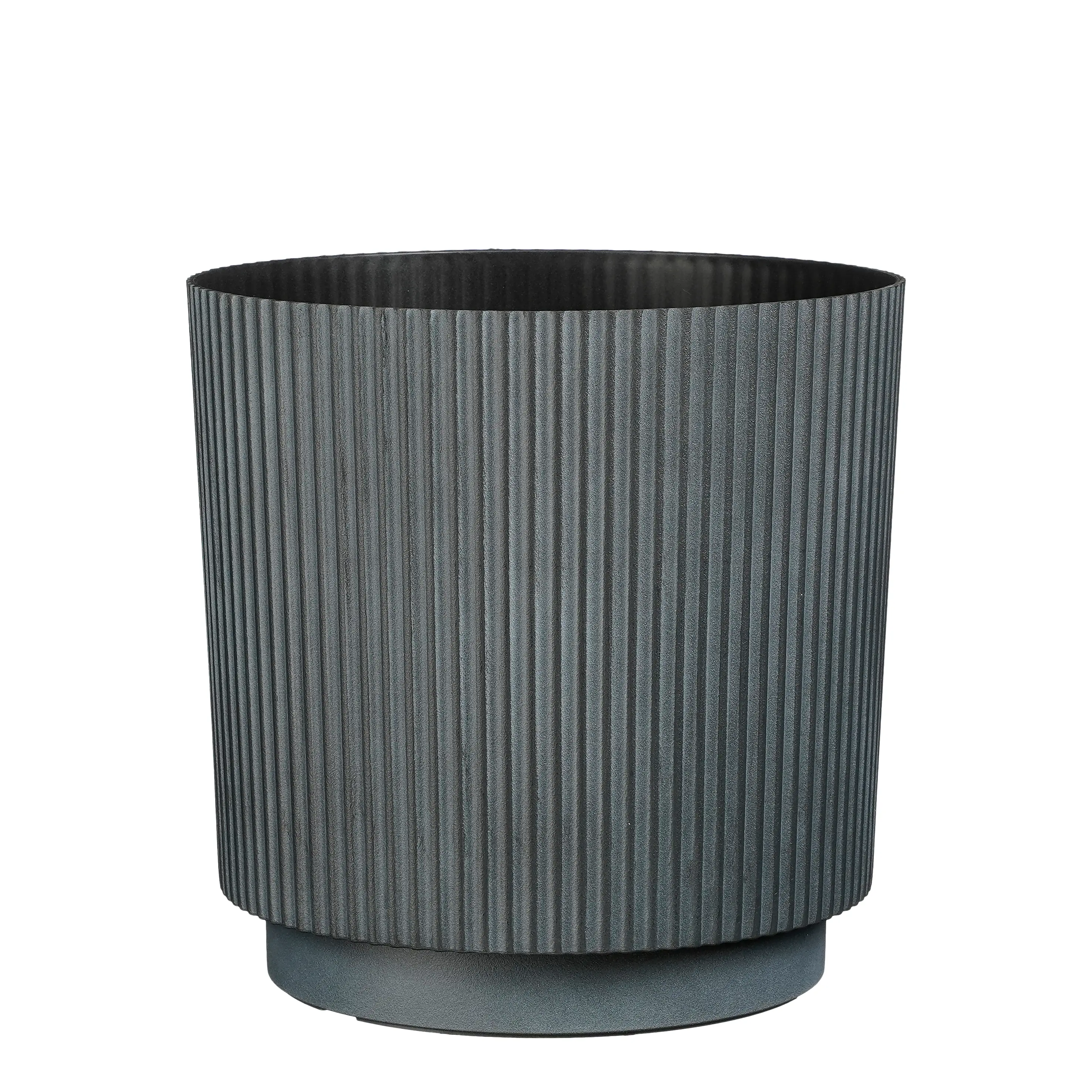Mica Decorations Übertopf Ibarra Kunststoff grau Ø 30 cm 