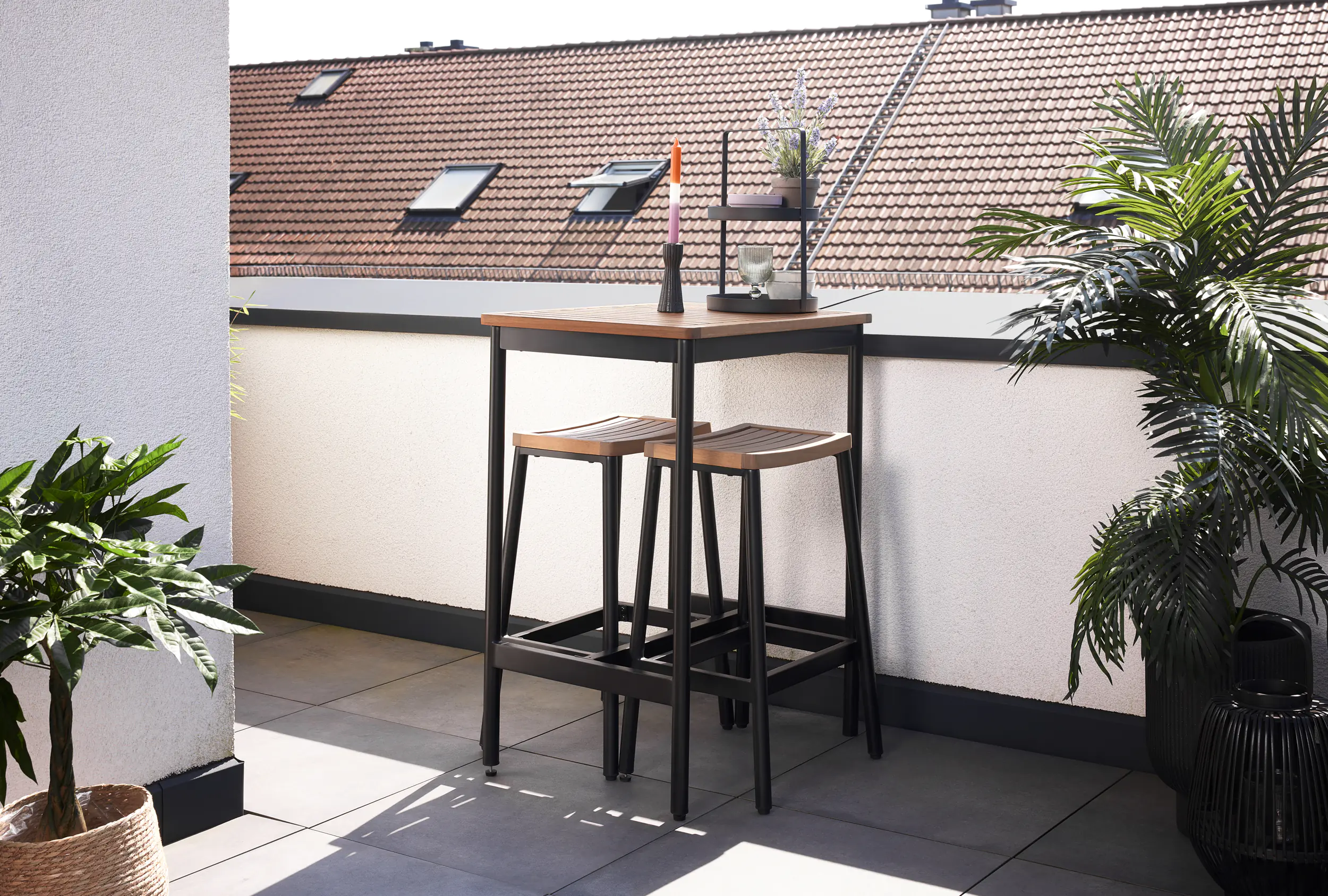 Primaster Bar-Set Salo Eucalyptusholz