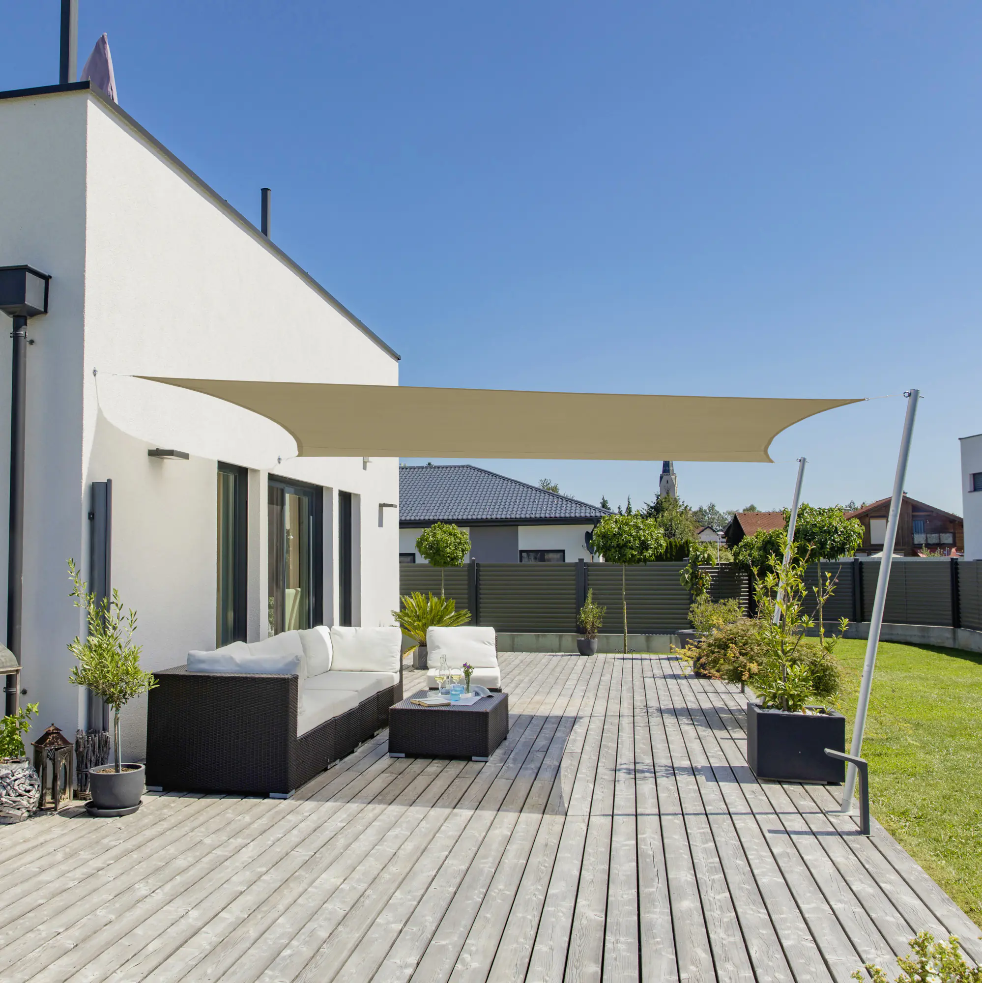 Windhager Sonnensegel Cannes taupe 2 x 3 m