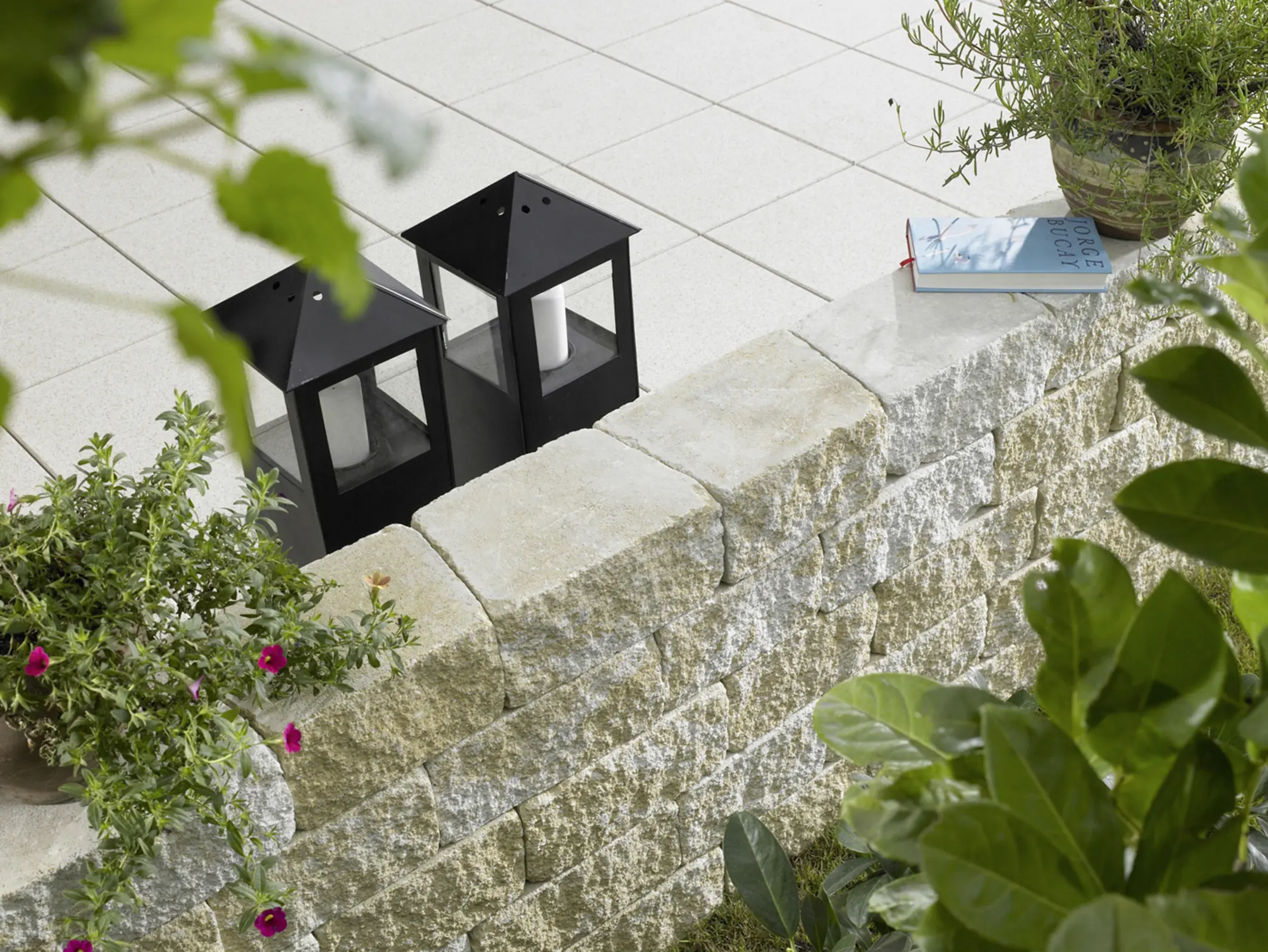 Kann Mauerstein Vigneto 24 x 18 x 12 cm sandsteingelb