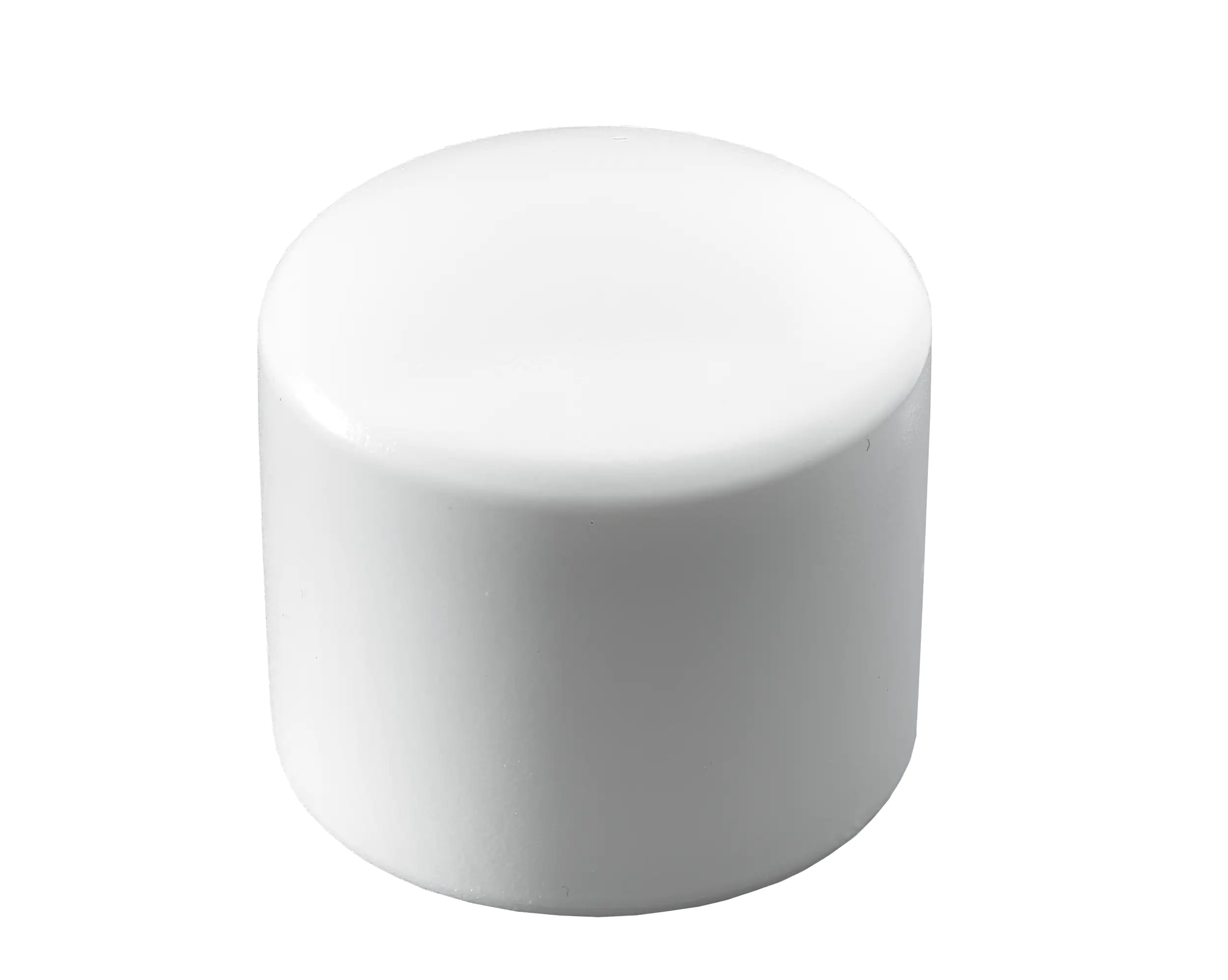 Hettich Fußkappe für Rundrohre Ø25 mm weiß Kunststoff, 4 Stück