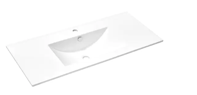 Primaster Keramikwaschbecken 101 cm Düsseldorf weiß Primaster Keramikwaschbecken 101 cm Düsseldorf weiß