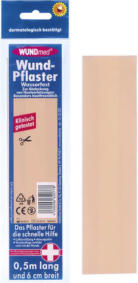 Wundmed Wundpflaster wasserfest 0,5 m x 6 cm