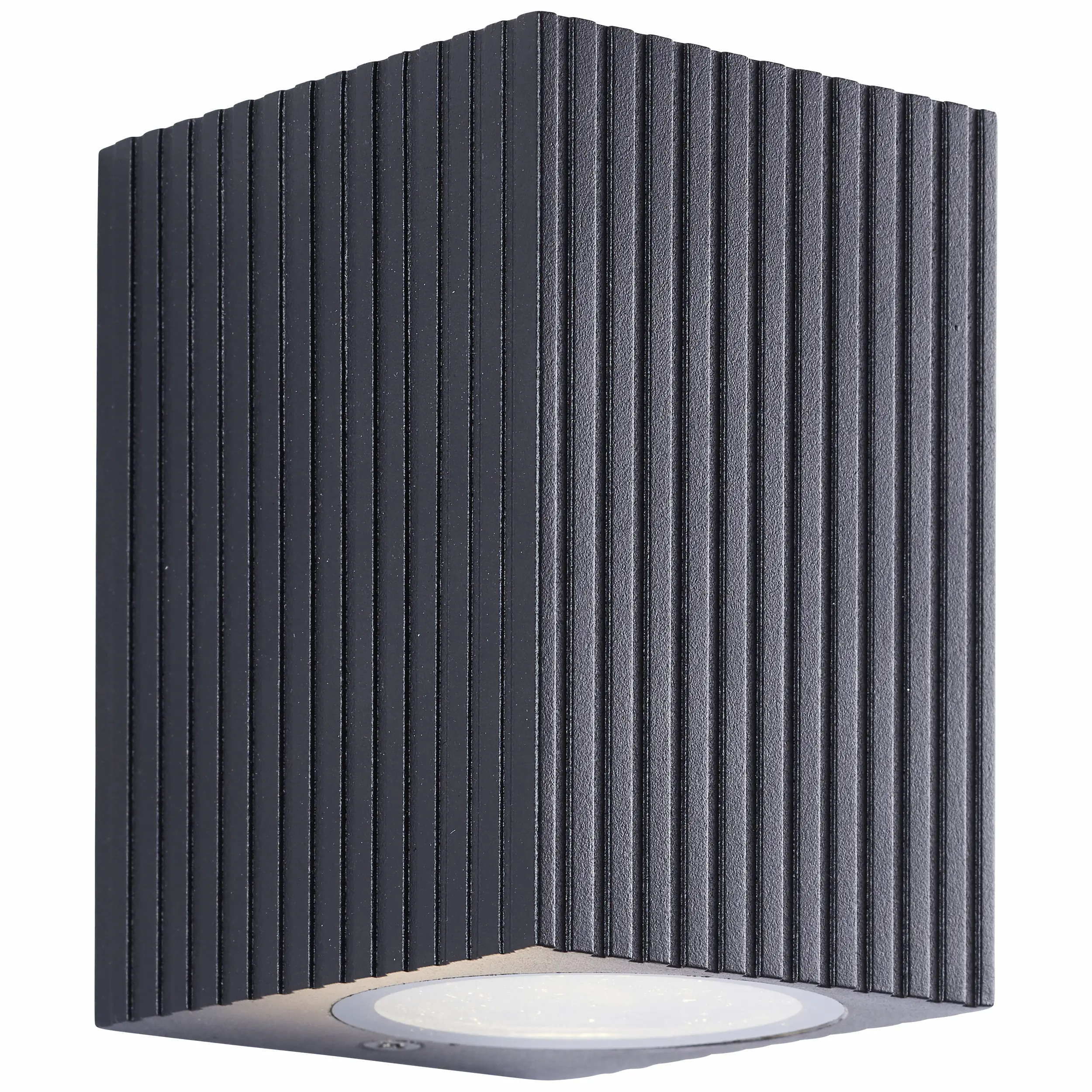 Brilliant Außenwandleuchte Jelani 10 x 7,8 cm schwarz