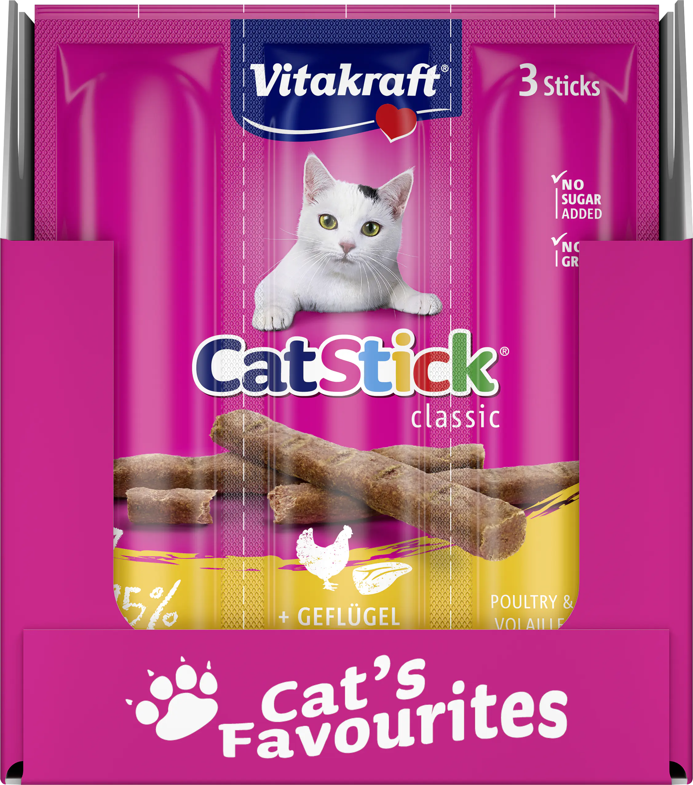 Vitakraft Katzensnack Geflügel & Leber