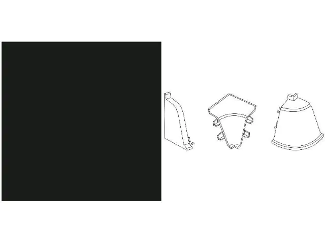 Getalit Außenecke Compact 35 x 35 x 35 mm, anthrazit