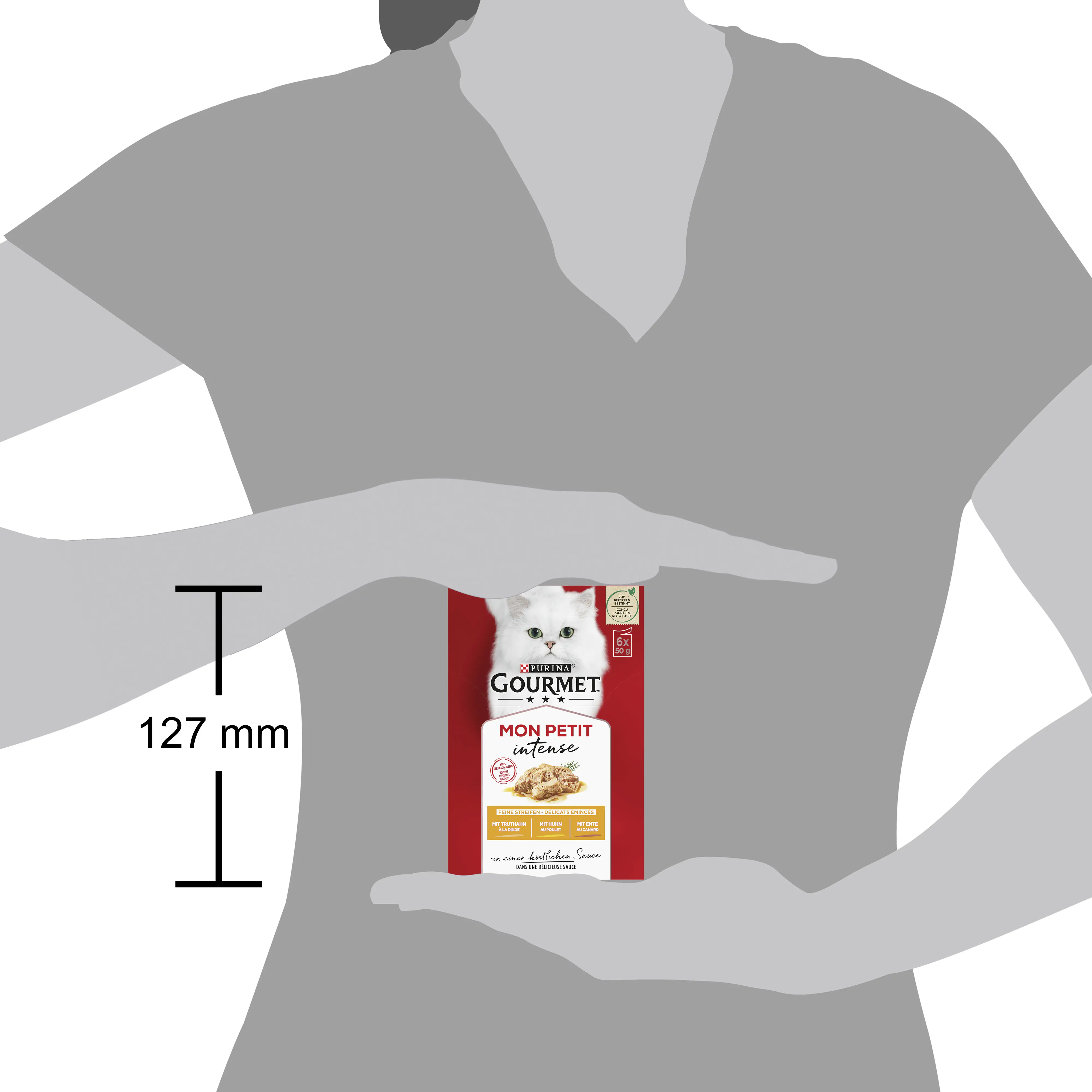 Gourmet Mon Petit mit Ente Huhn und Truthahn 6x 50g Gourmet Mon Petit