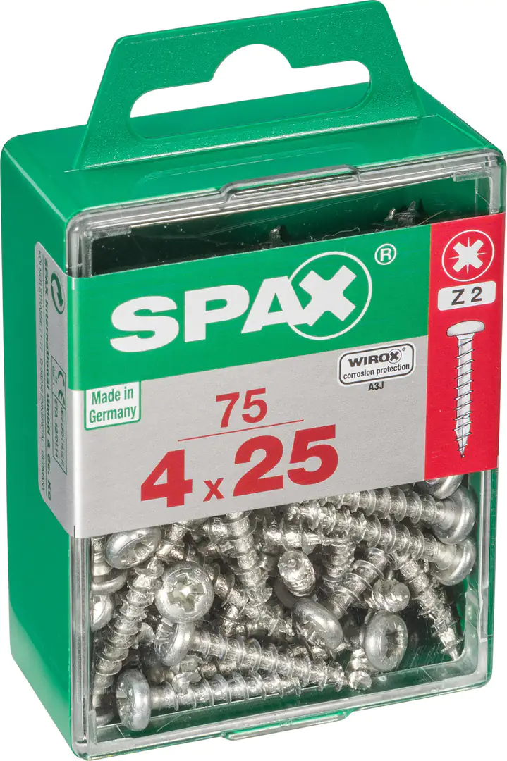 Spax Universalschrauben 4.0 x 25 mm TX 20 - 75 Stk.