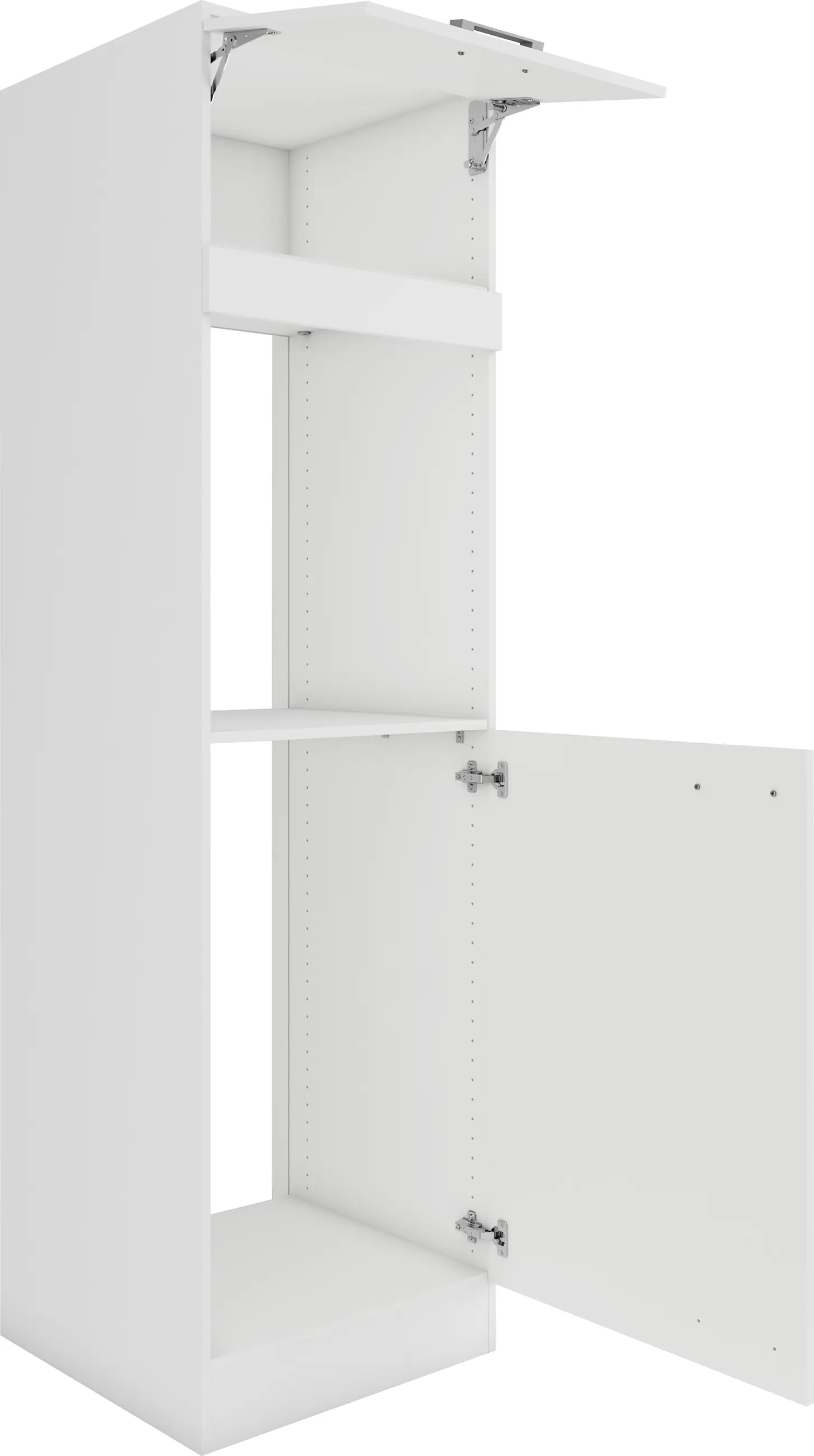 Optifit Hochschrank Oslo 214 weiß 60 cm