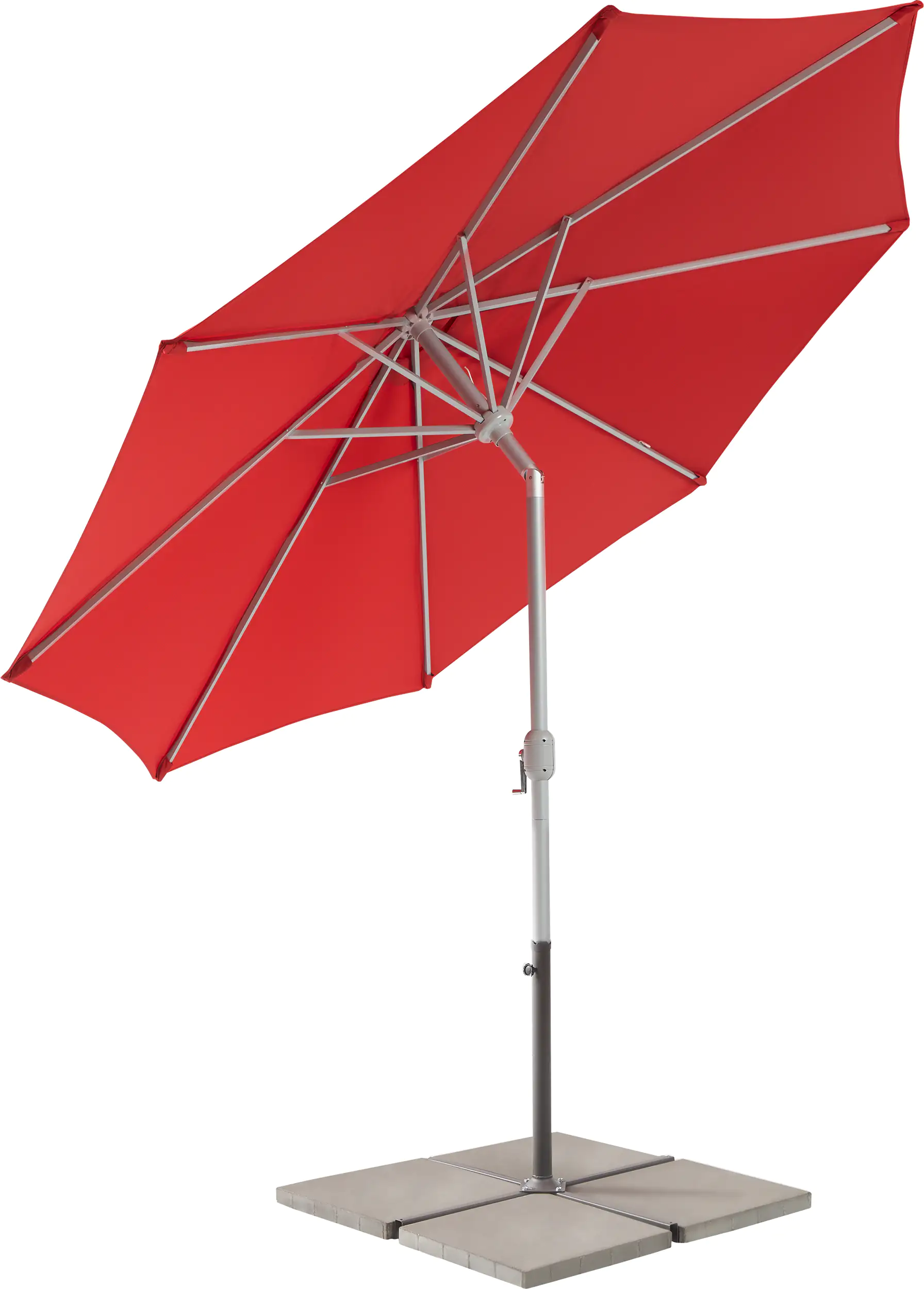 Primaster Sonnenschirm Kreta rot, Ø 300 cm Primaster Sonnenschirm Kreta rot, Ø 300 cm