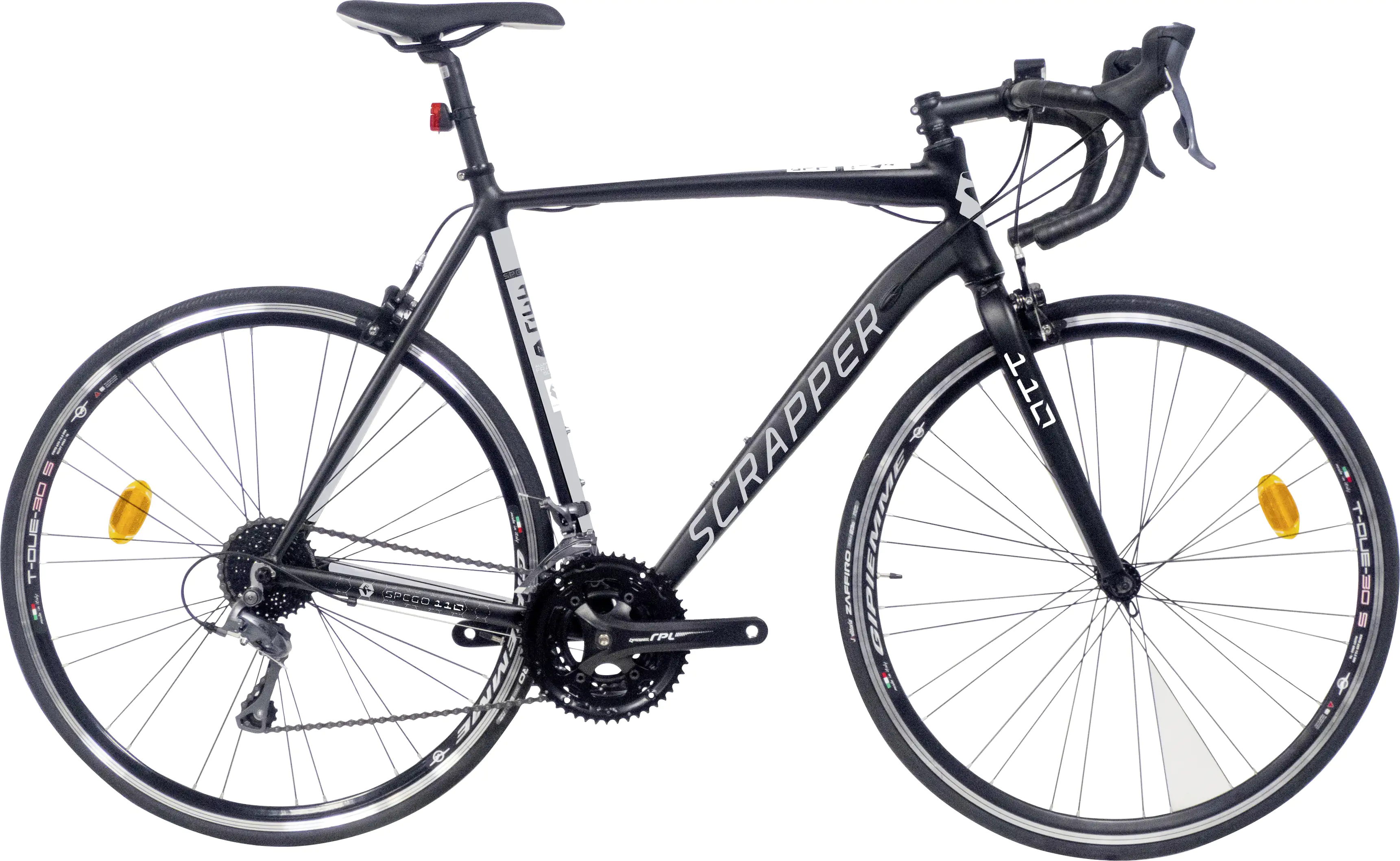 Scrapper Rennrad SPEGO 110 2.0 L 28 Zoll RH 57cm 24-Gang schwarz