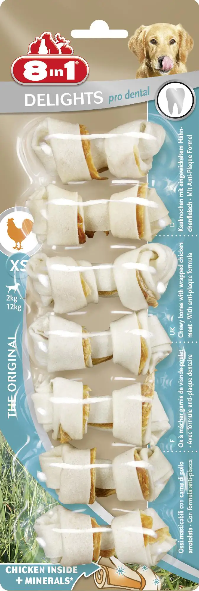 8in1 Kauknochen Delights Pro Dental XS 8in1 Kauknochen Delights Pro Dental XS