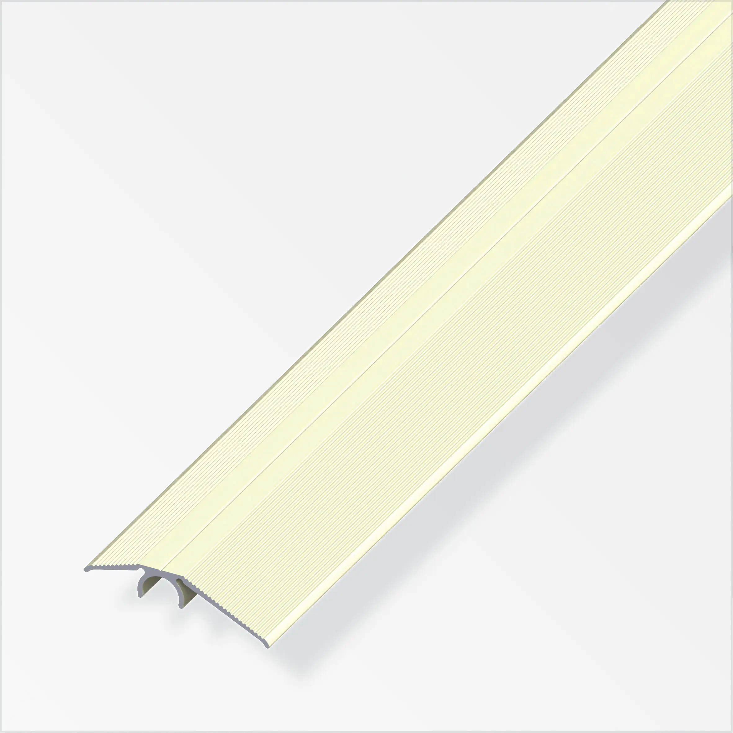 alfer Niveauausgleichs-Profil 2 m, 40 mm Aluminium eloxiert champagner