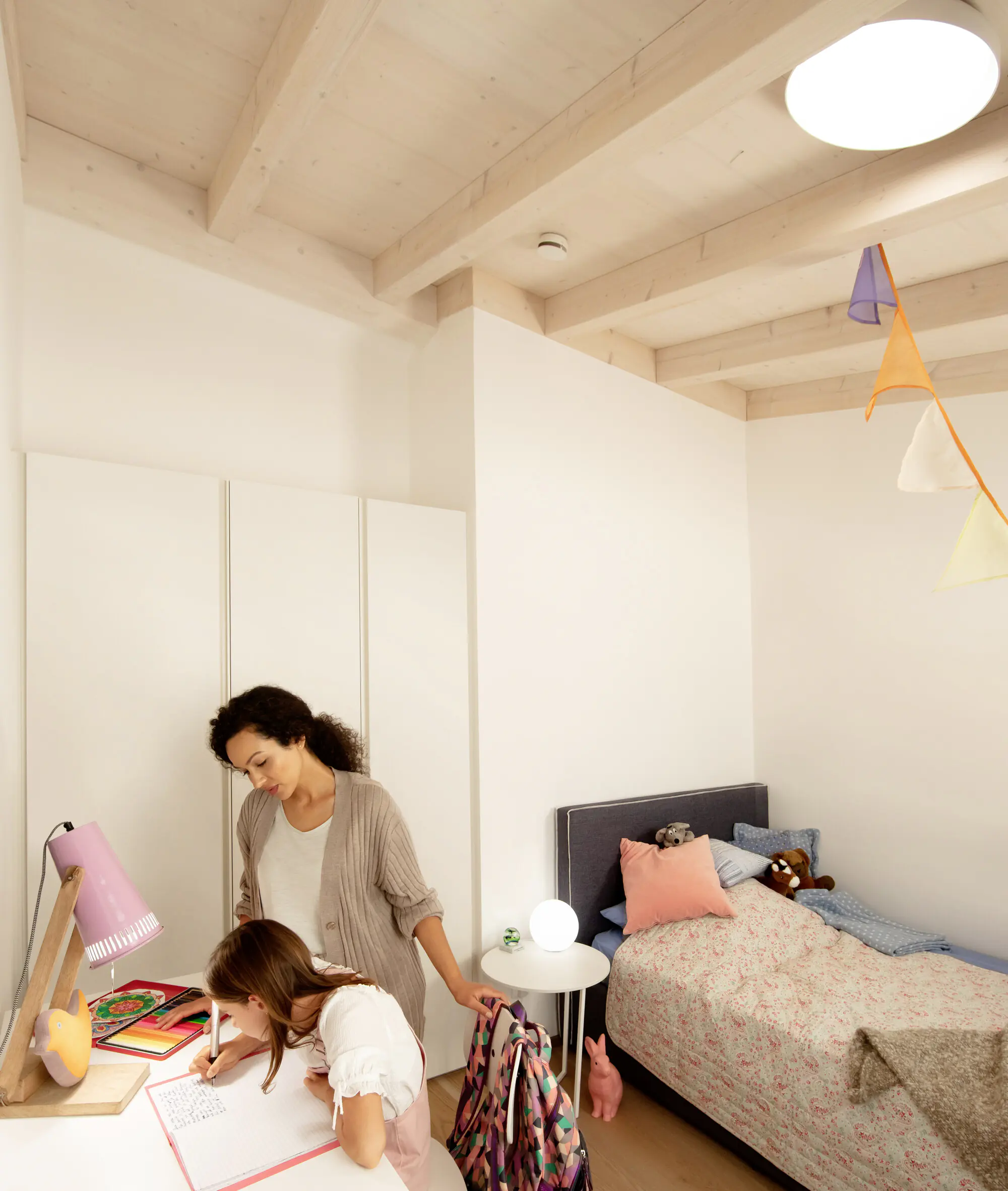 Ledvance Smart+ LED Deckenleuchte Orbis weiß Ø 43 cm Sun@Home 26 W dimmbar