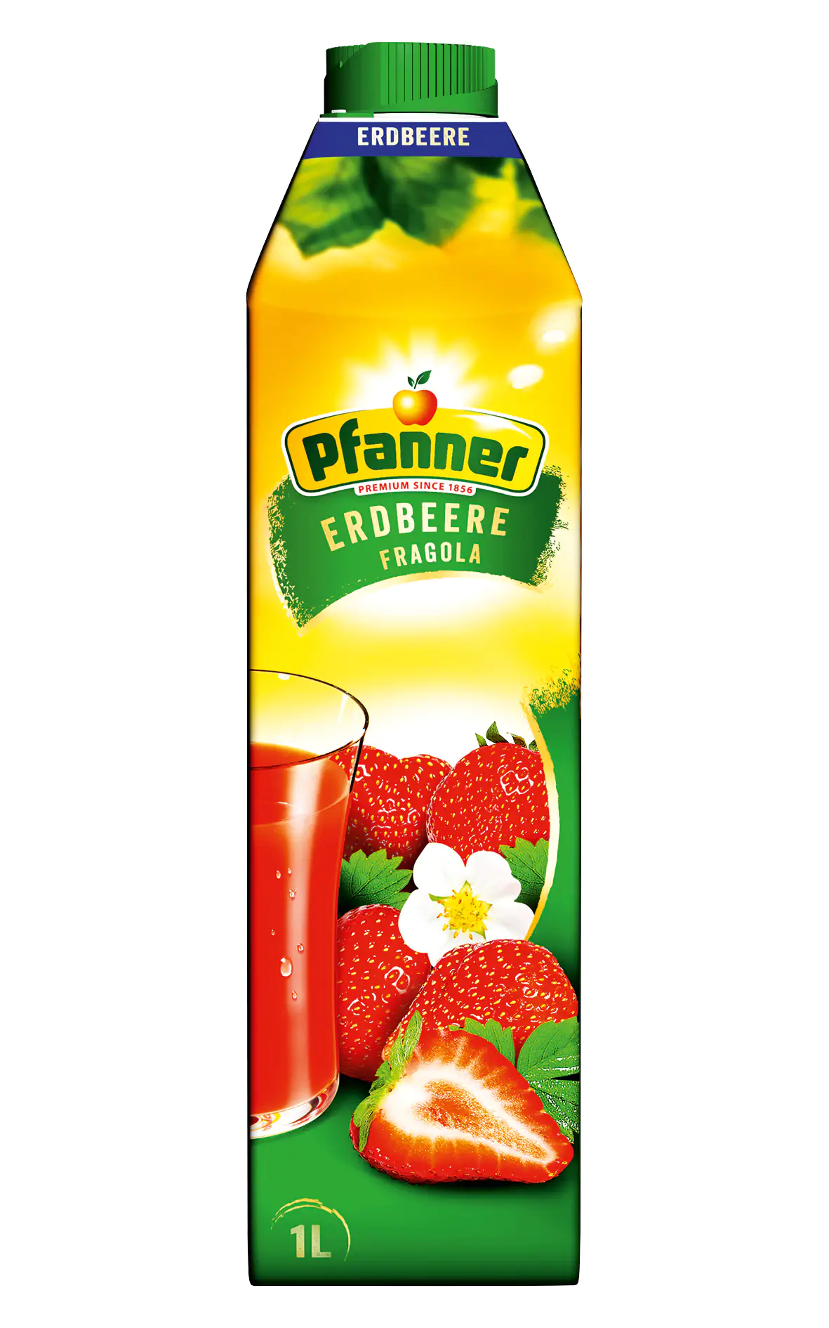 Pfanner Erdbeergetränk 30% 1 l mit Erdbeermark kaufen | Globus Baumarkt