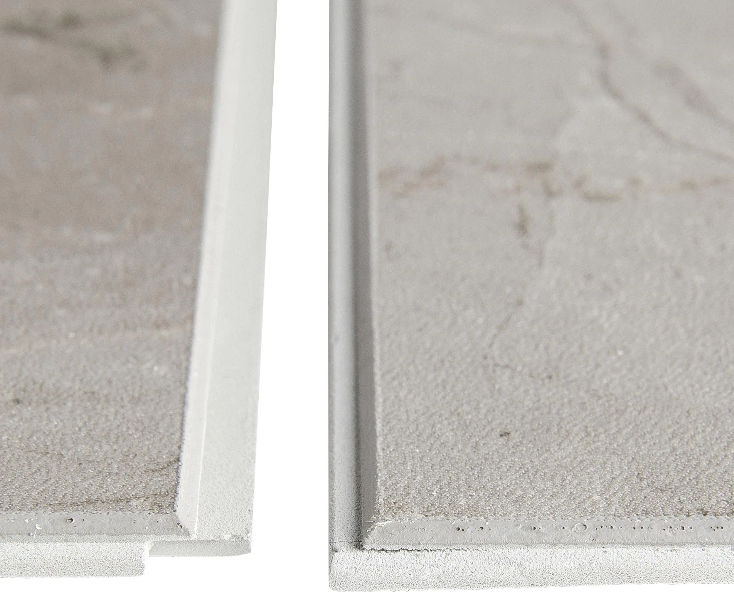 Grosfillex Kunststoffpaneel Marmor 60 x 30 cm 5 mm grau