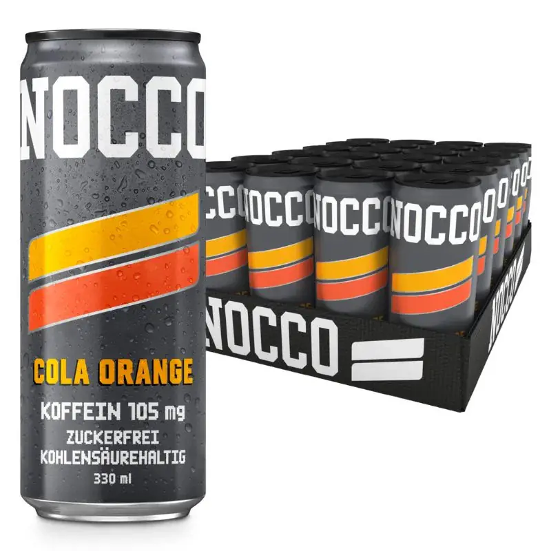 Nocco Focus Energydrink Orange Cola 24x 0,33 l