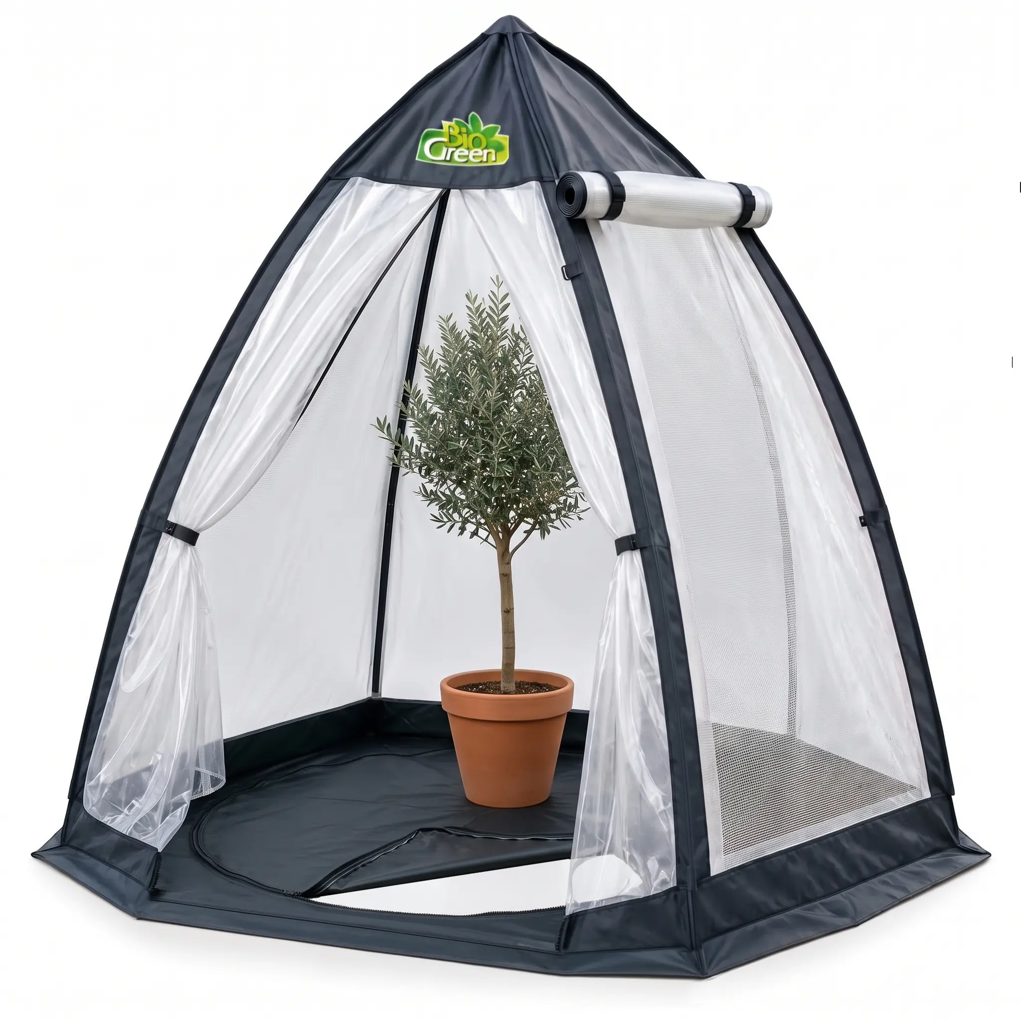 Biogreen Überwinterungszelt "Tropical Island Breeze L" für Pflanzen H 200 x Ø 240 cm