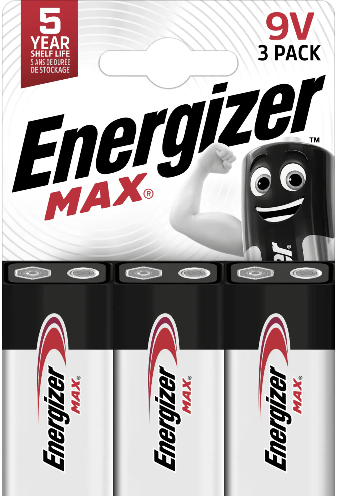 Energizer Max Alkaline E-Block Batterie 9 V, 3er Pack Energizer Max Alkaline E-Block Batterie 9 V, 3er Pack
