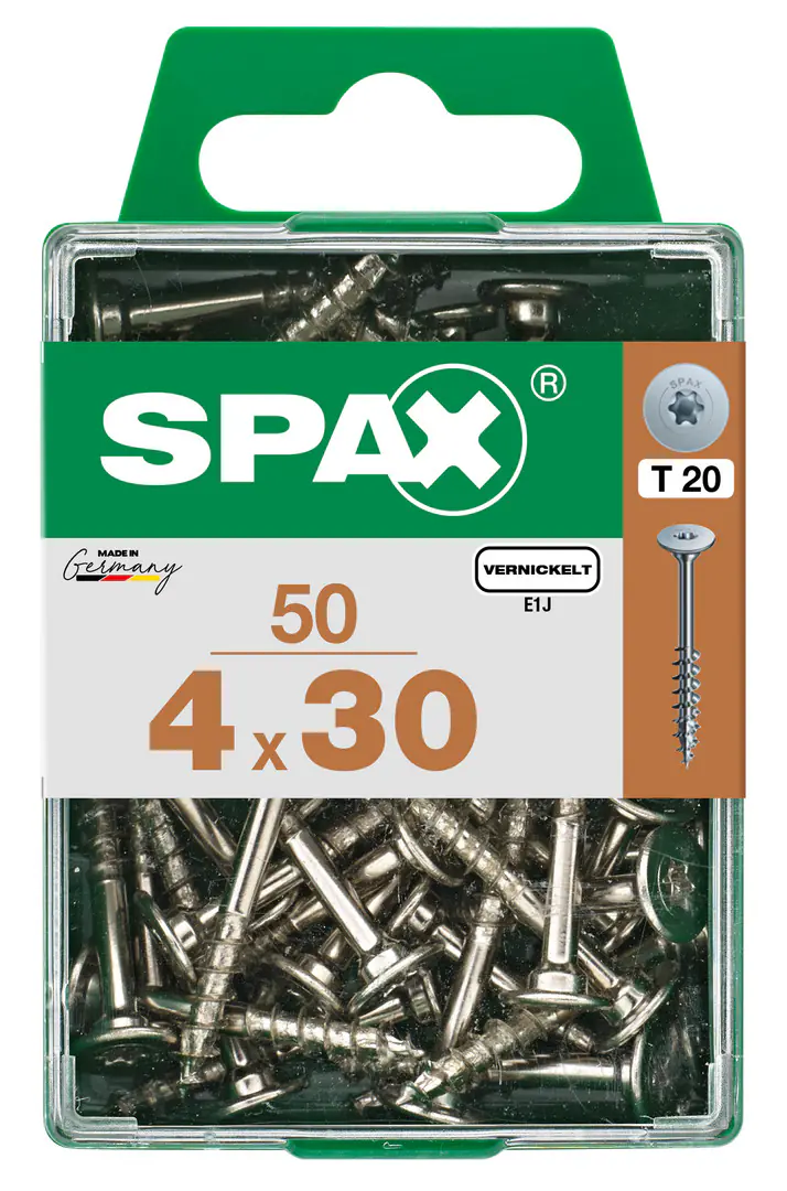 Spax Möbelbauschrauben 4.0 x 30 mm TX 20 - 50 Stk.