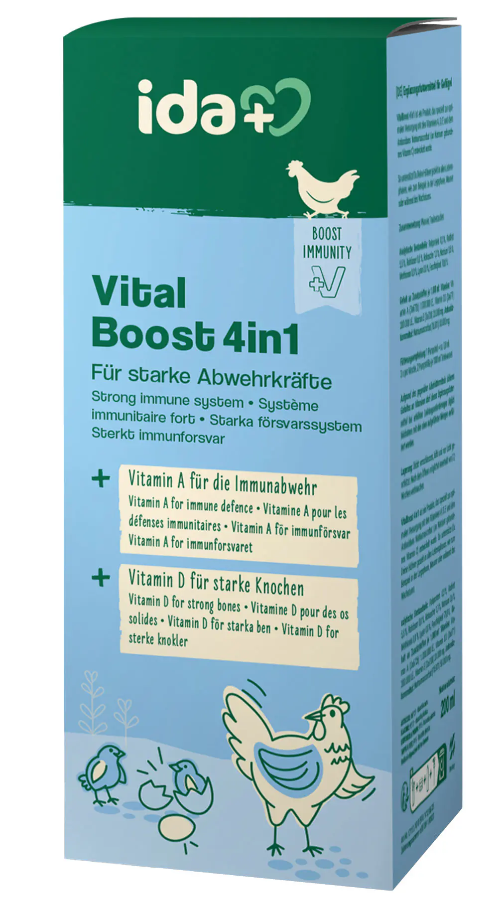 IdaPlus Vitaminkonzentrat VitalBoost 4in1 200 ml