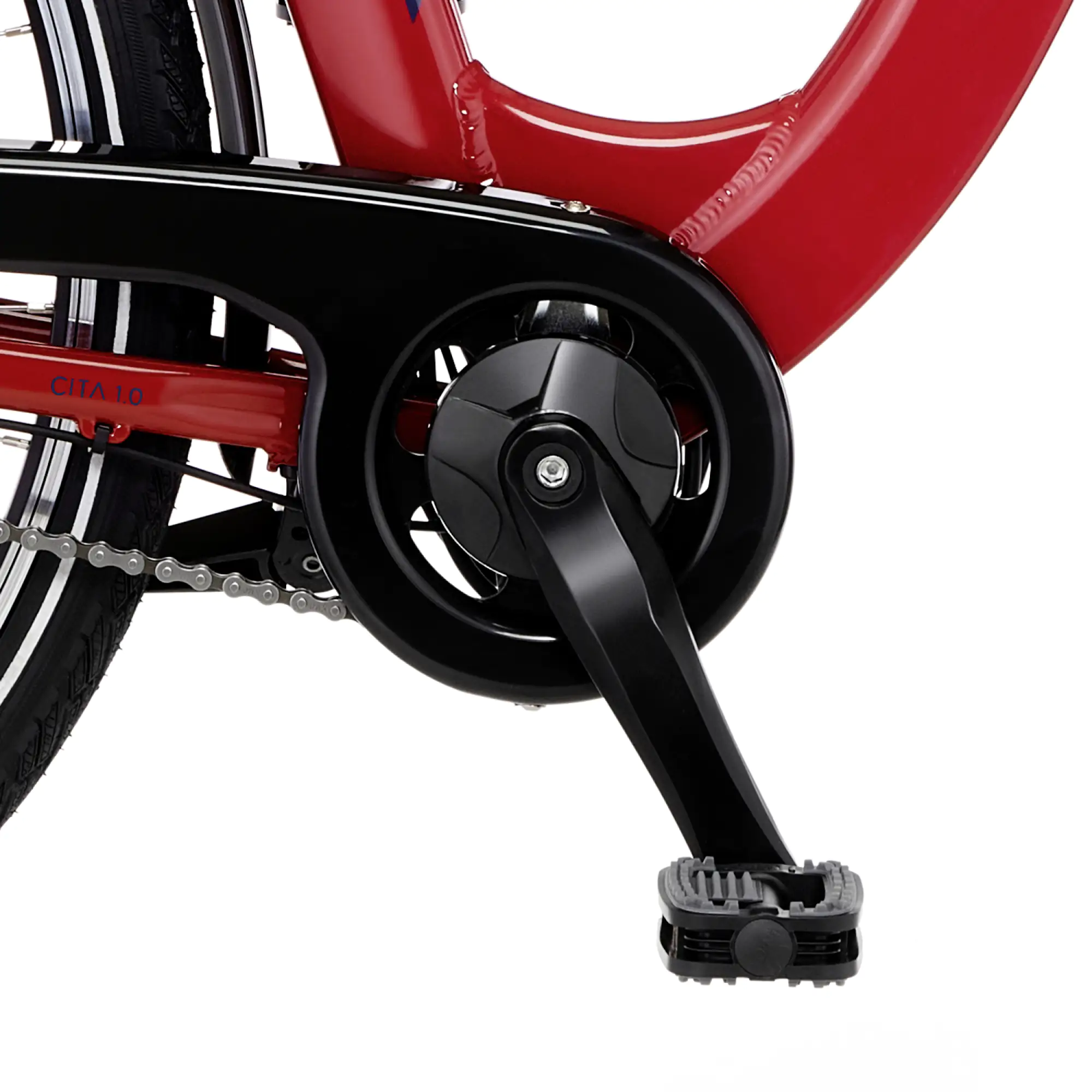 4008153025846_3162654 Fischer E-Bike City Cita 1.0 28 Zoll 3-Gang 317 Wh rot 62450