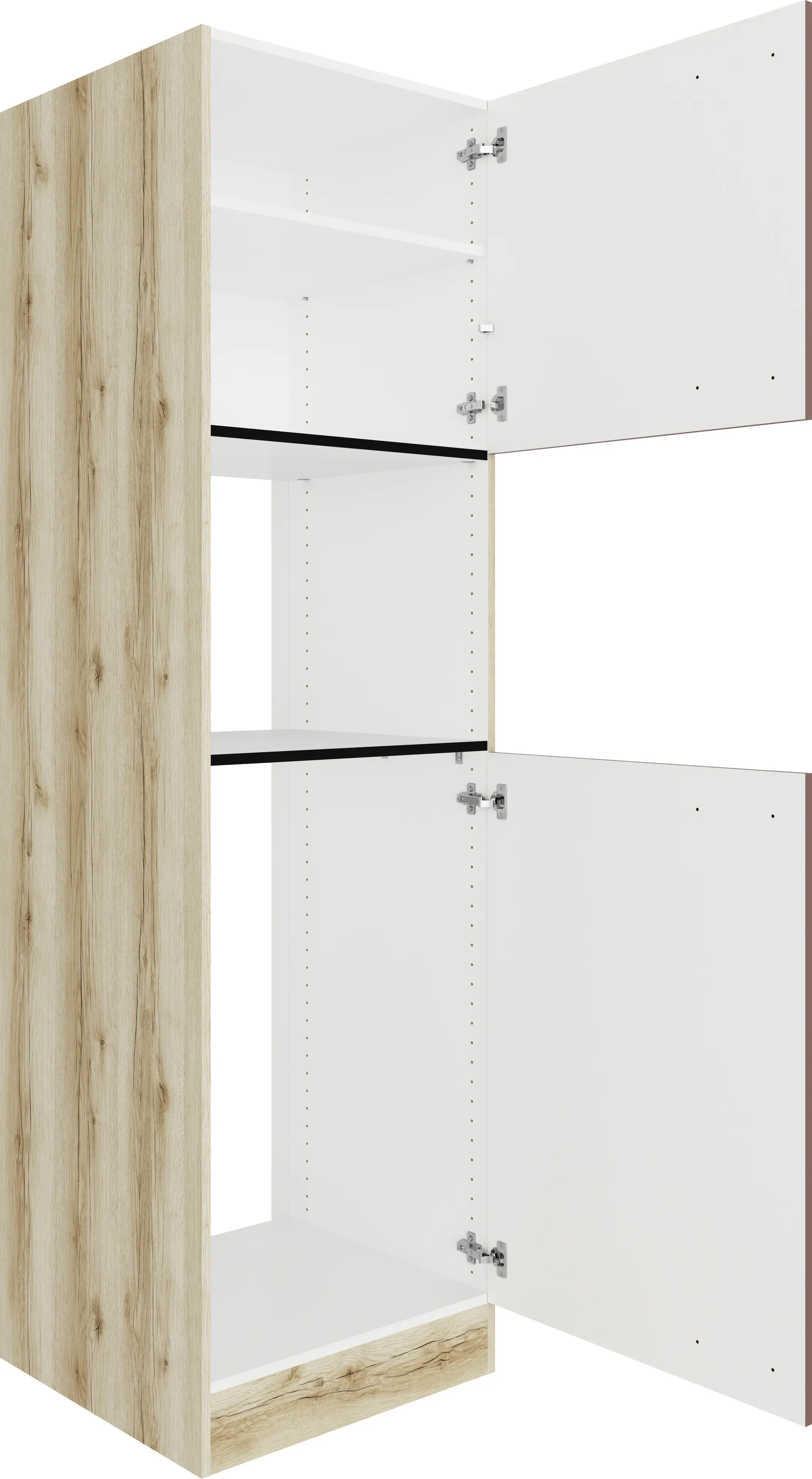 Optifit Hochschrank Bari 407 rostrot/eiche 60 cm