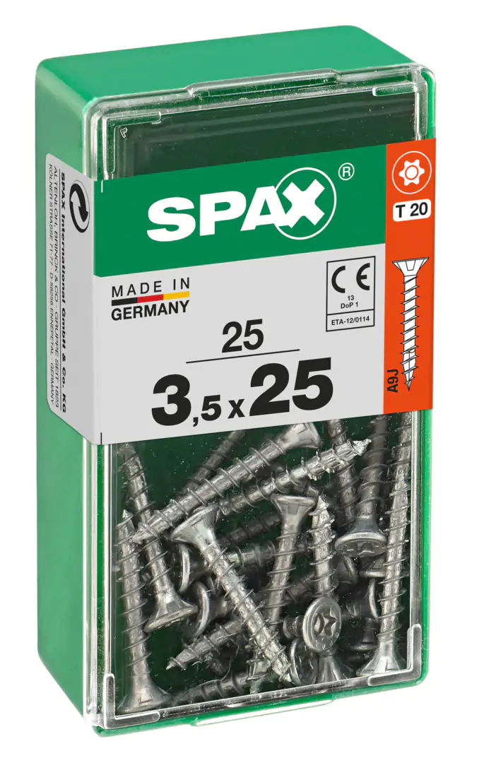 Spax Universalschrauben 3.5 x 25 mm TX 20 - 25 Stk.