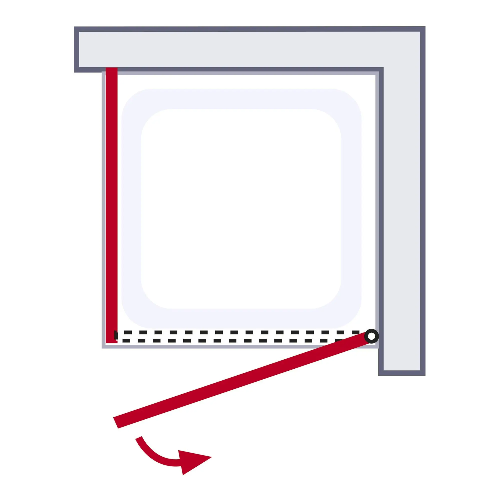 Schulte Eckdusche Garant 2.0 90 x 90 x 200 cm Alu-Natur klar hell