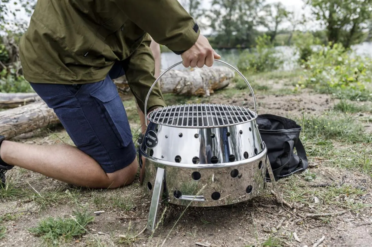 Petromax Feuerschale Atago Set inkl. Dreibein & Rost