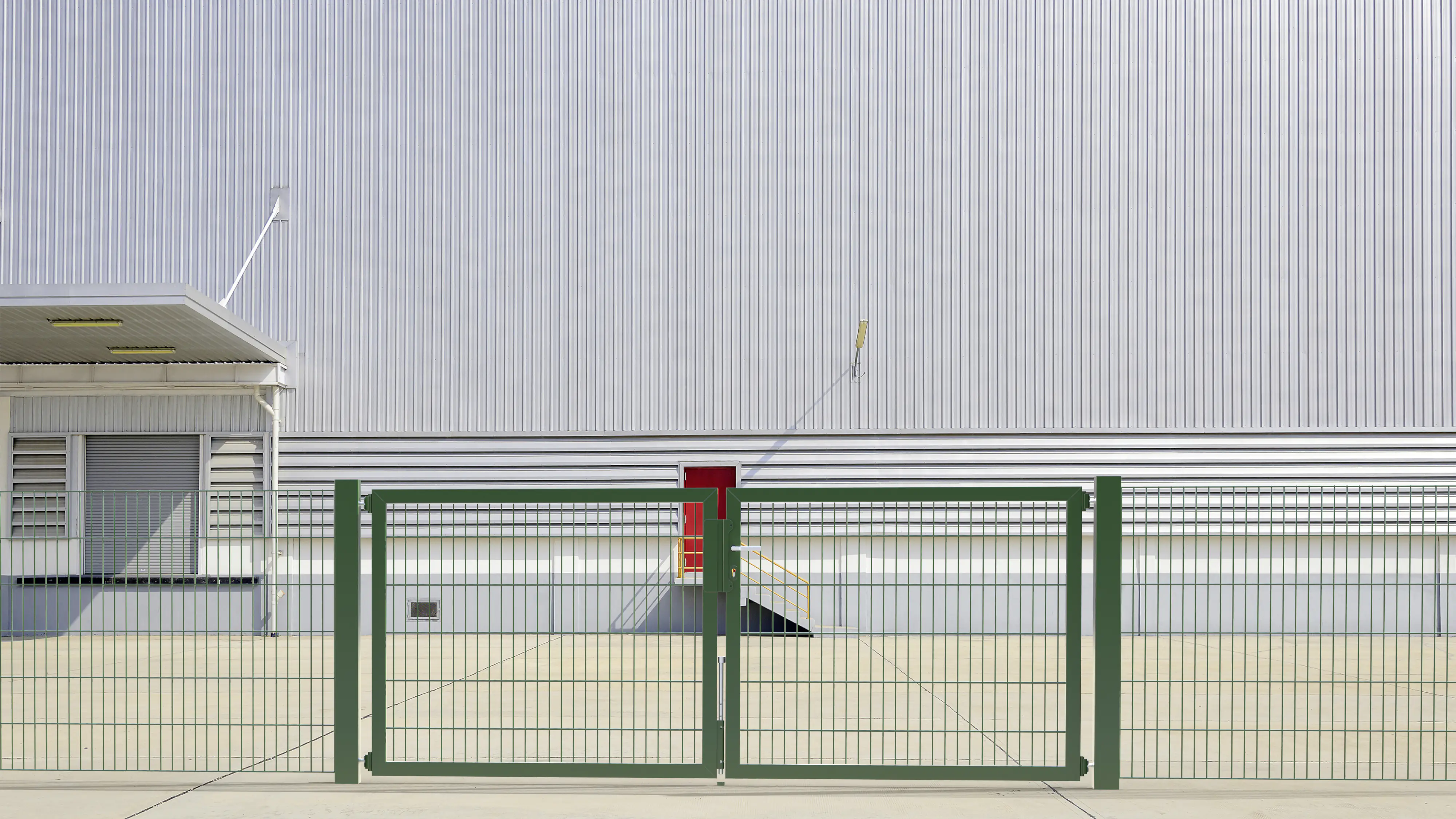 Alberts Doppeltor Flexo Plus grün 200 x 180 cm