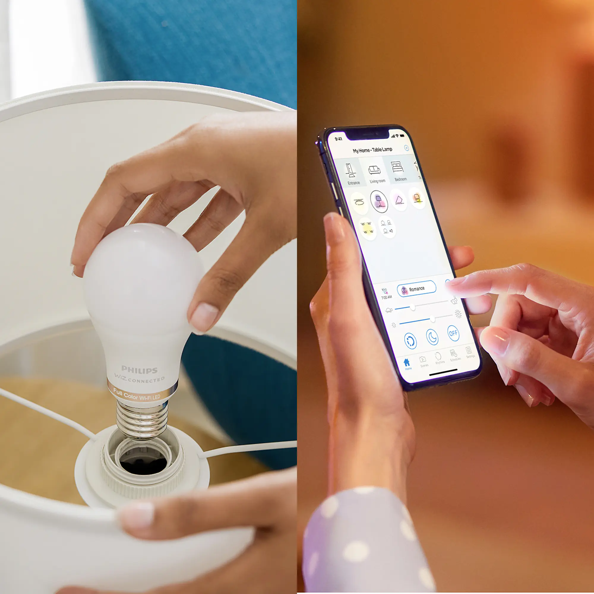 Philips LED-Leuchtmittel Birnenform E27 4,7W RGB Philips LED-Leuchtmittel Birnenform E27 4,7W RGB