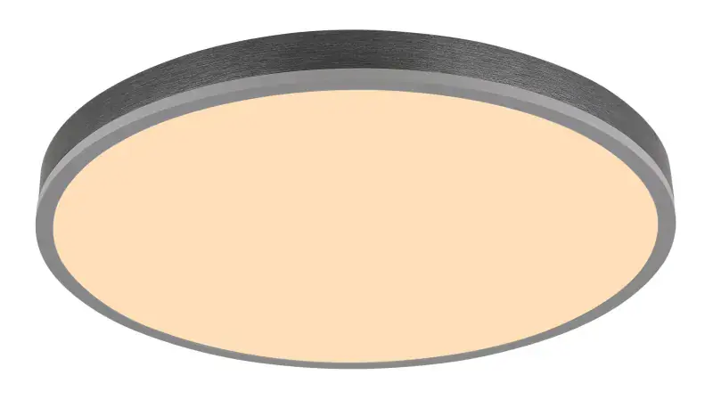 Globo Deckenleuchte Doro Ø 60 x 8,5 cm silber CCT