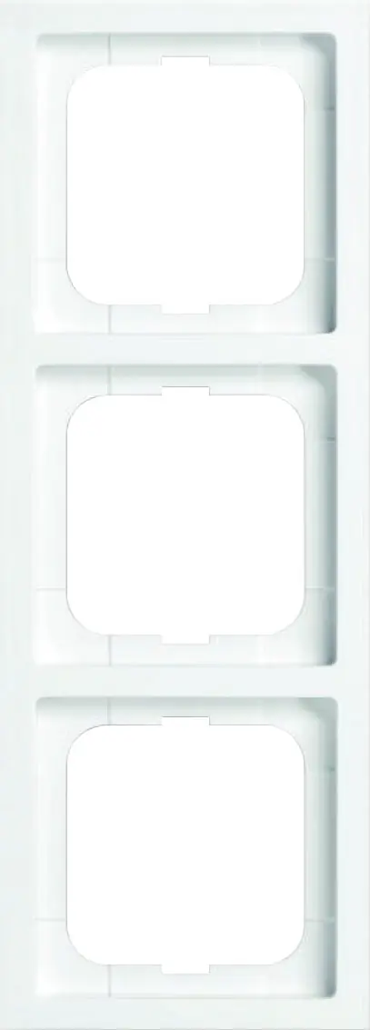 Busch Jaeger Abdeckrahmen 3-fach Future Linear studioweiß 1723-184K