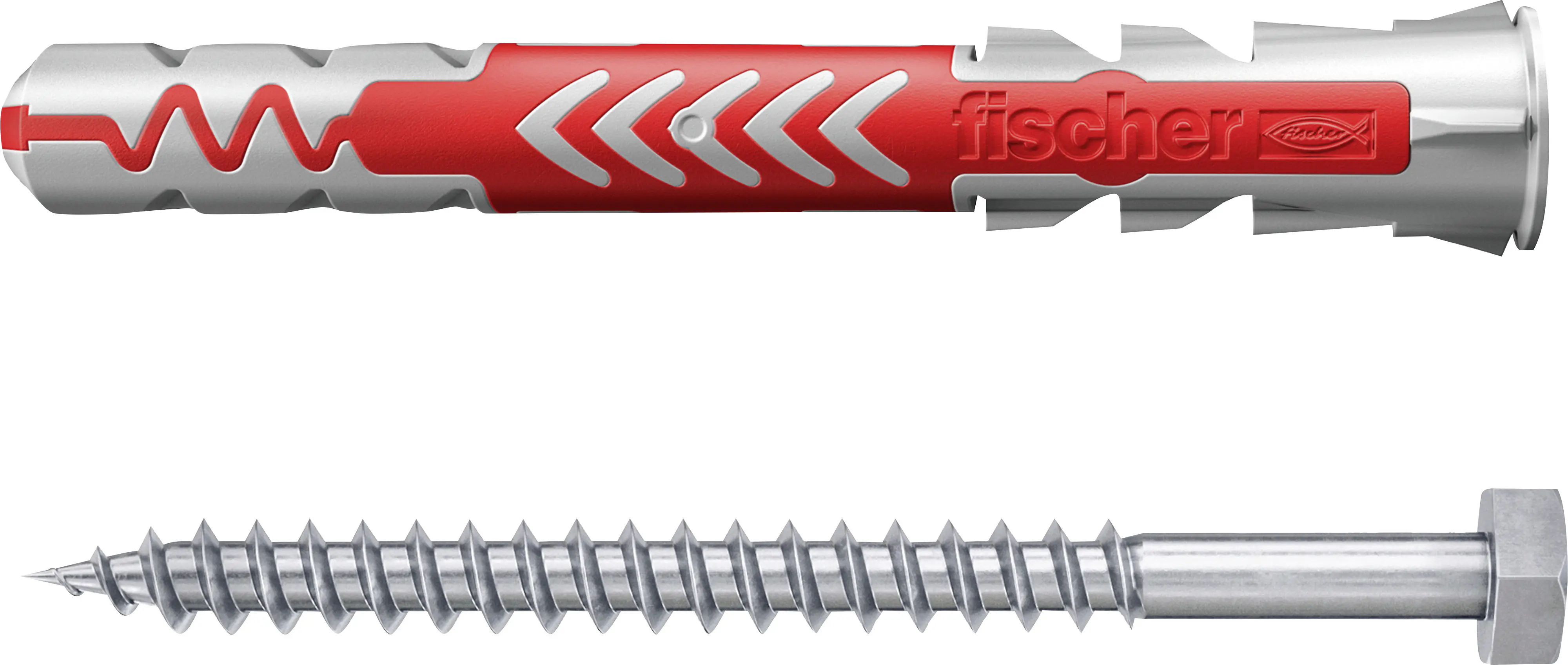 Fischer Dübel DuoPower 10 x 80 mm mit Schrauben - 2 Stück
