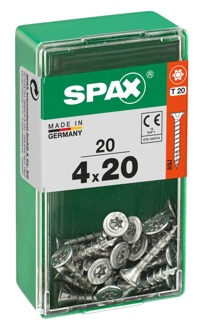 Spax Universalschrauben 4.0 x 20 mm TX 20 - 20 Stk.