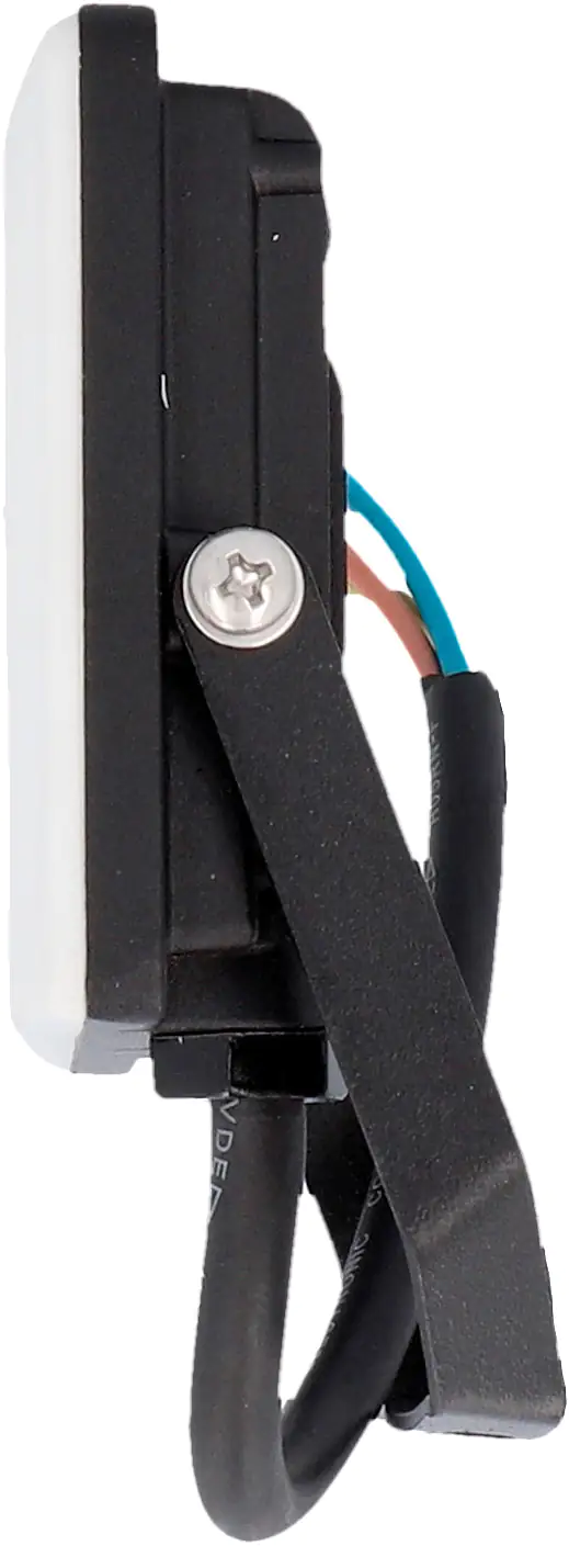 Unitec LED Strahler 20 Watt schwarz 2000 lm, 4000K, 20 cm Kabel, IP65