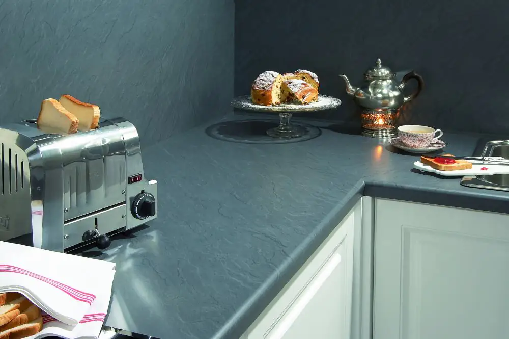 GetaElements Arbeitsplatte 410 x 60 cm, 39 mm Dekor Porto Schiefer