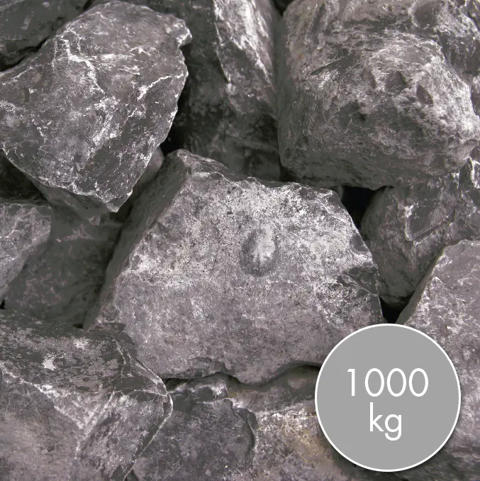 Big Bag Marmorbruch Nero Ebano 70 - 120  mm 1000 kg