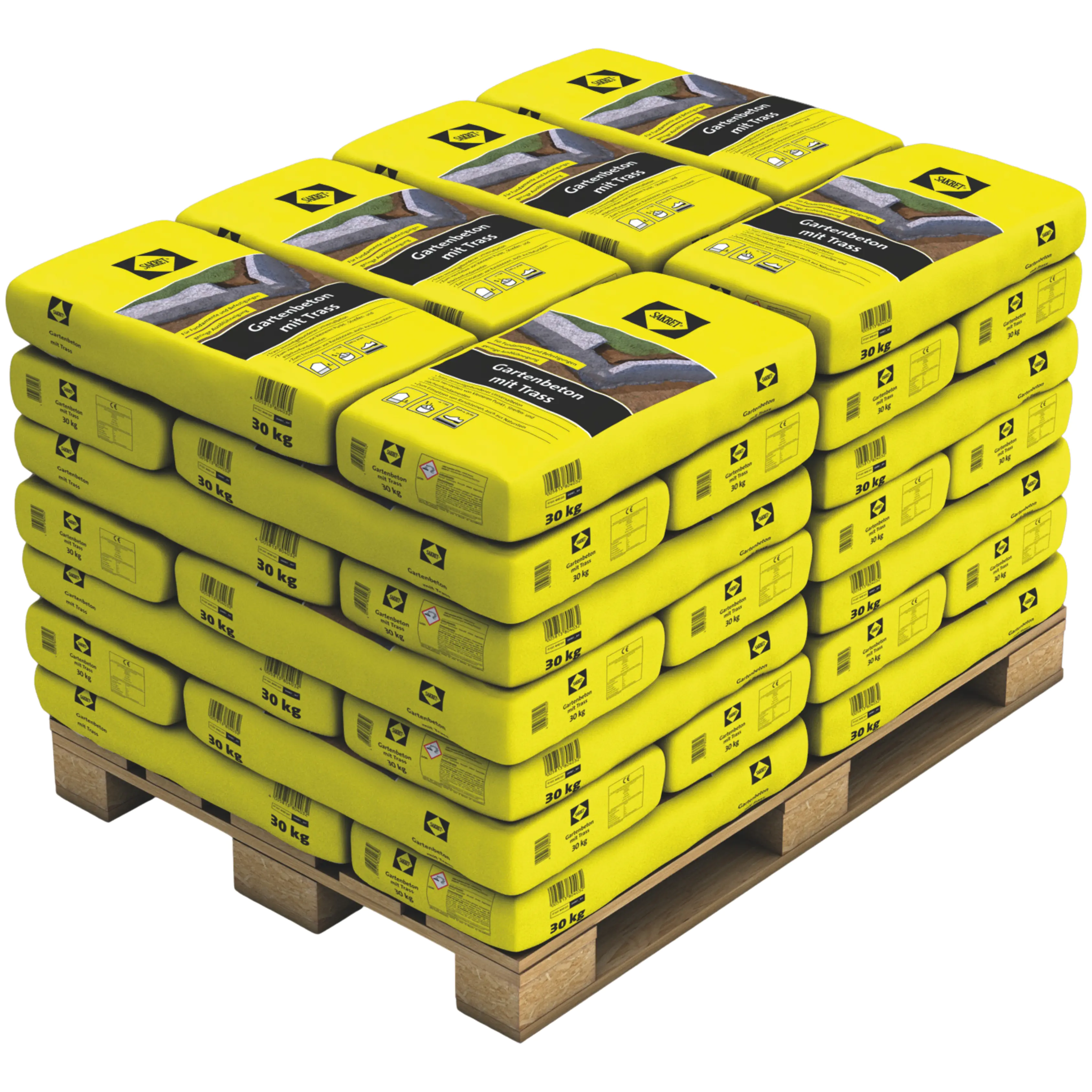 SAKRET Gartenbeton mit Trass 30 kg Sack 42 St. Palettenabnahme