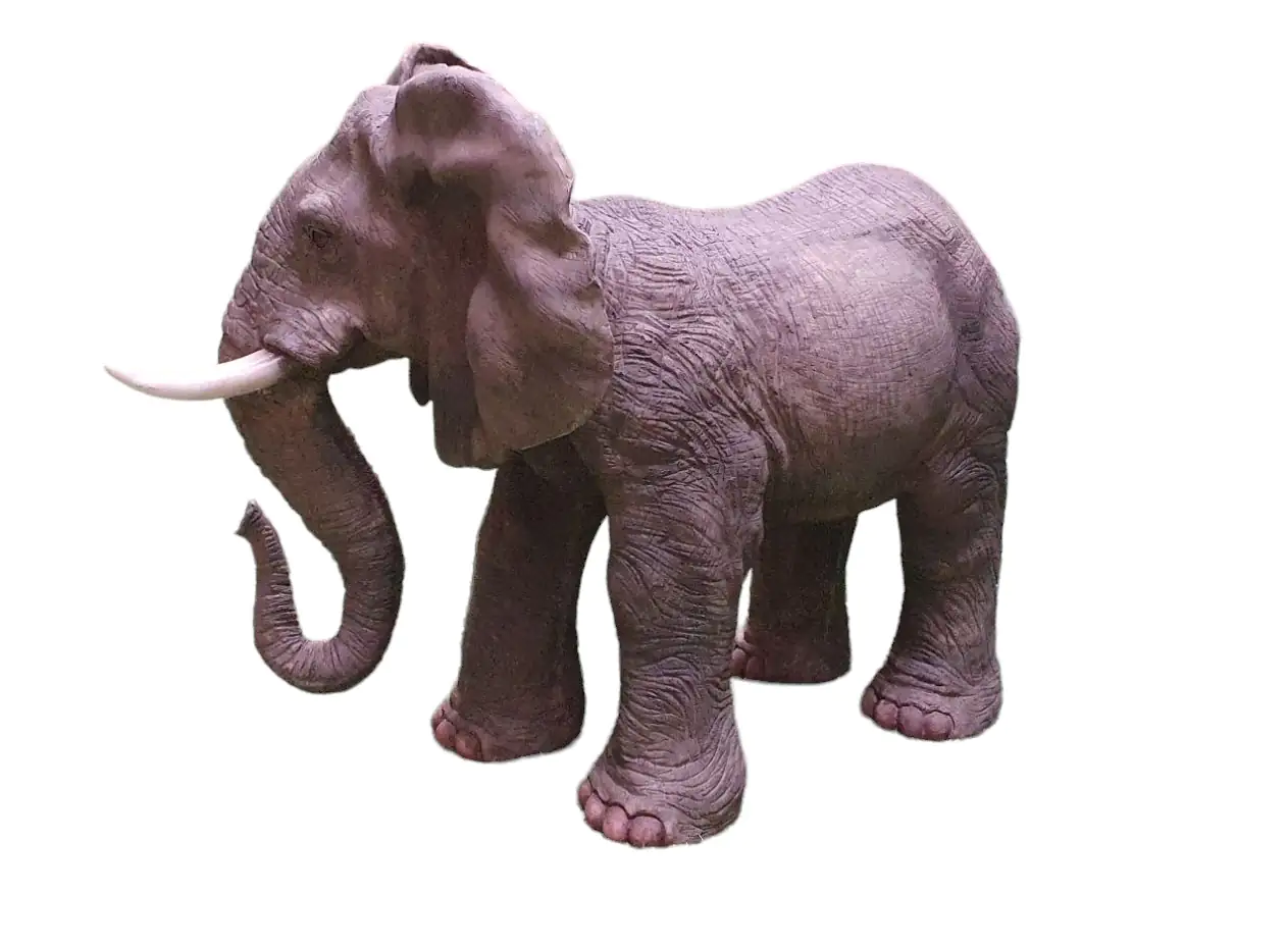 Figur Elefant Polyresin 43 x 33 x 60 cm grau