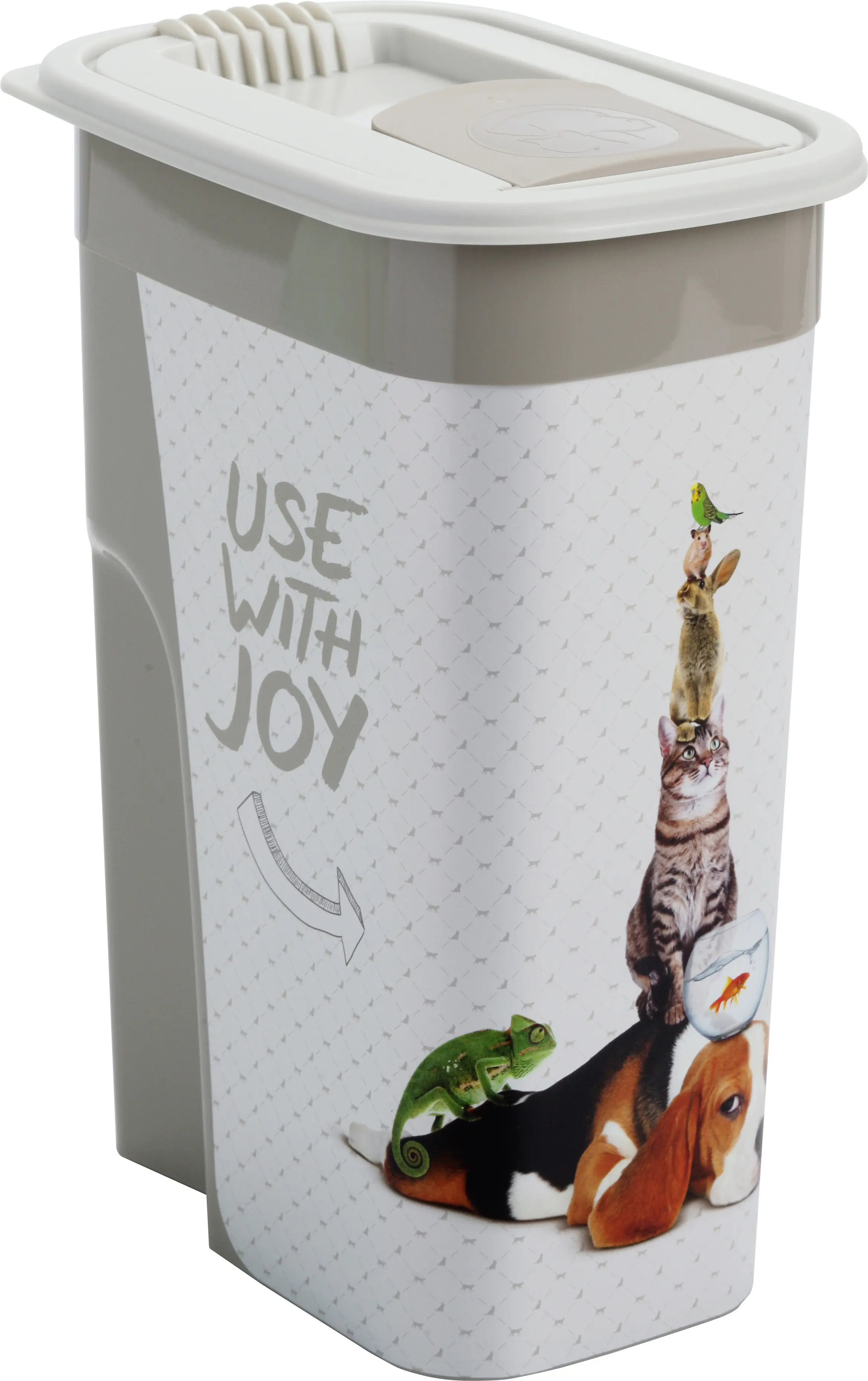 Rotho Tierfutterbehälter Schüttdose Flo 4,1 L