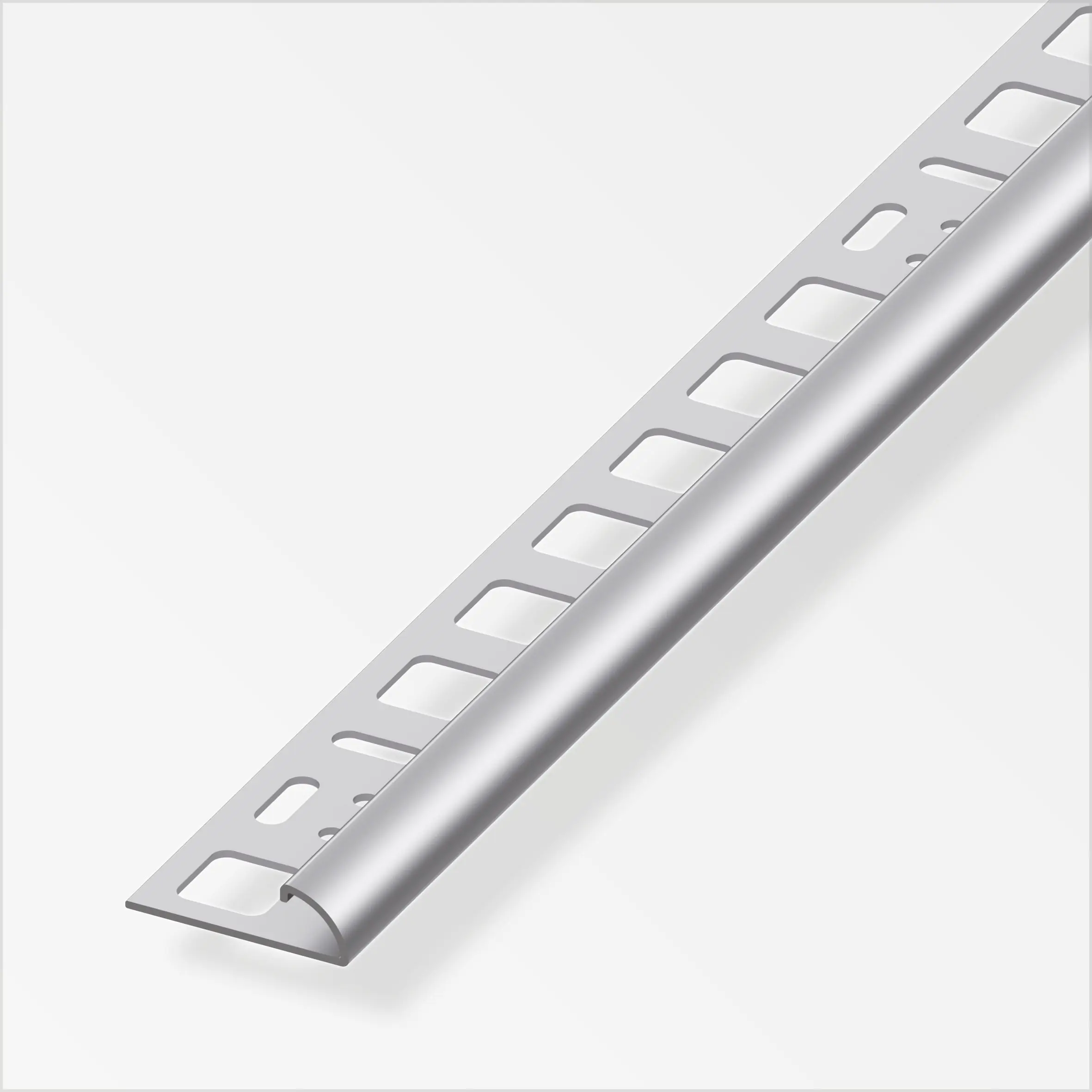 alfer Viertelkreisprofil Edelstahl roh natur