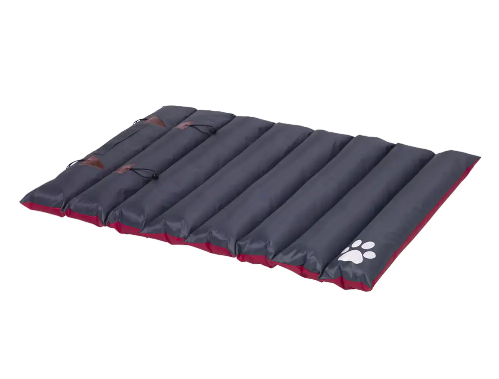 4033766609602_1 Nobby Matte Anon Classic eckig L 110 x B 85 x H 8 cm rot/grau