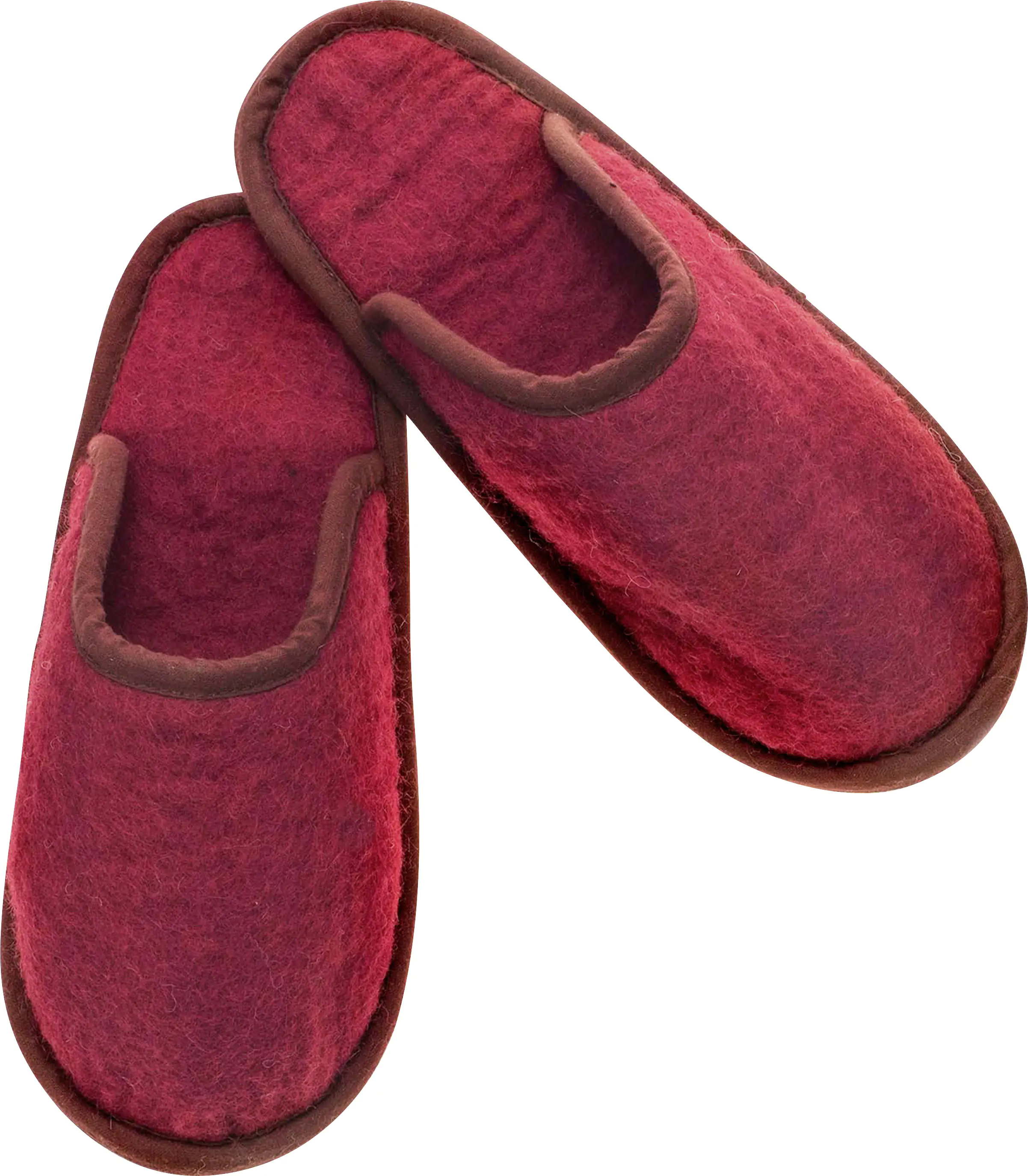 Glorex Filz-Pantoffel rot Größe M (39-40)