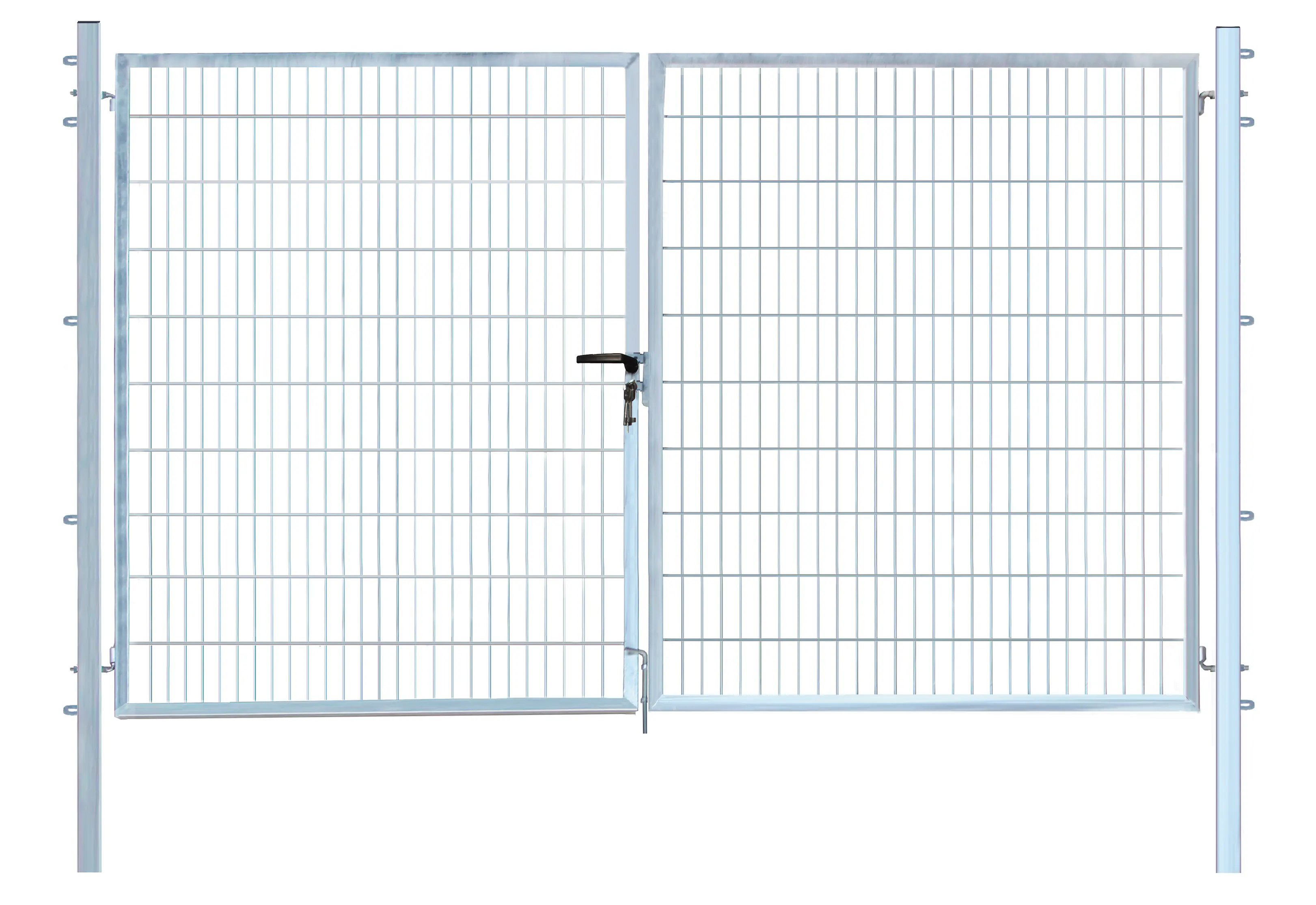 Floraworld Gartentor doppelflügelig Comfort 300 x 200 cm feuerverzinkt