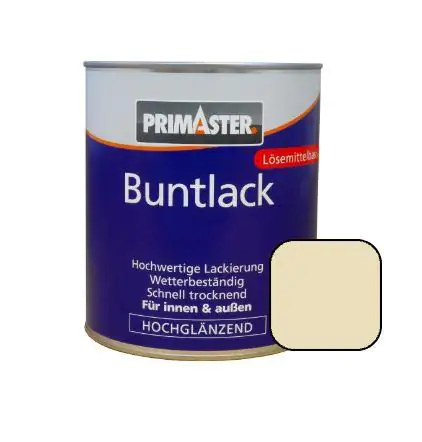 Primaster Buntlack RAL 1015 375 ml hellelfenbein hochglänzend Primaster Buntlack RAL 1015 375 ml hellelfenbein hochglänzend
