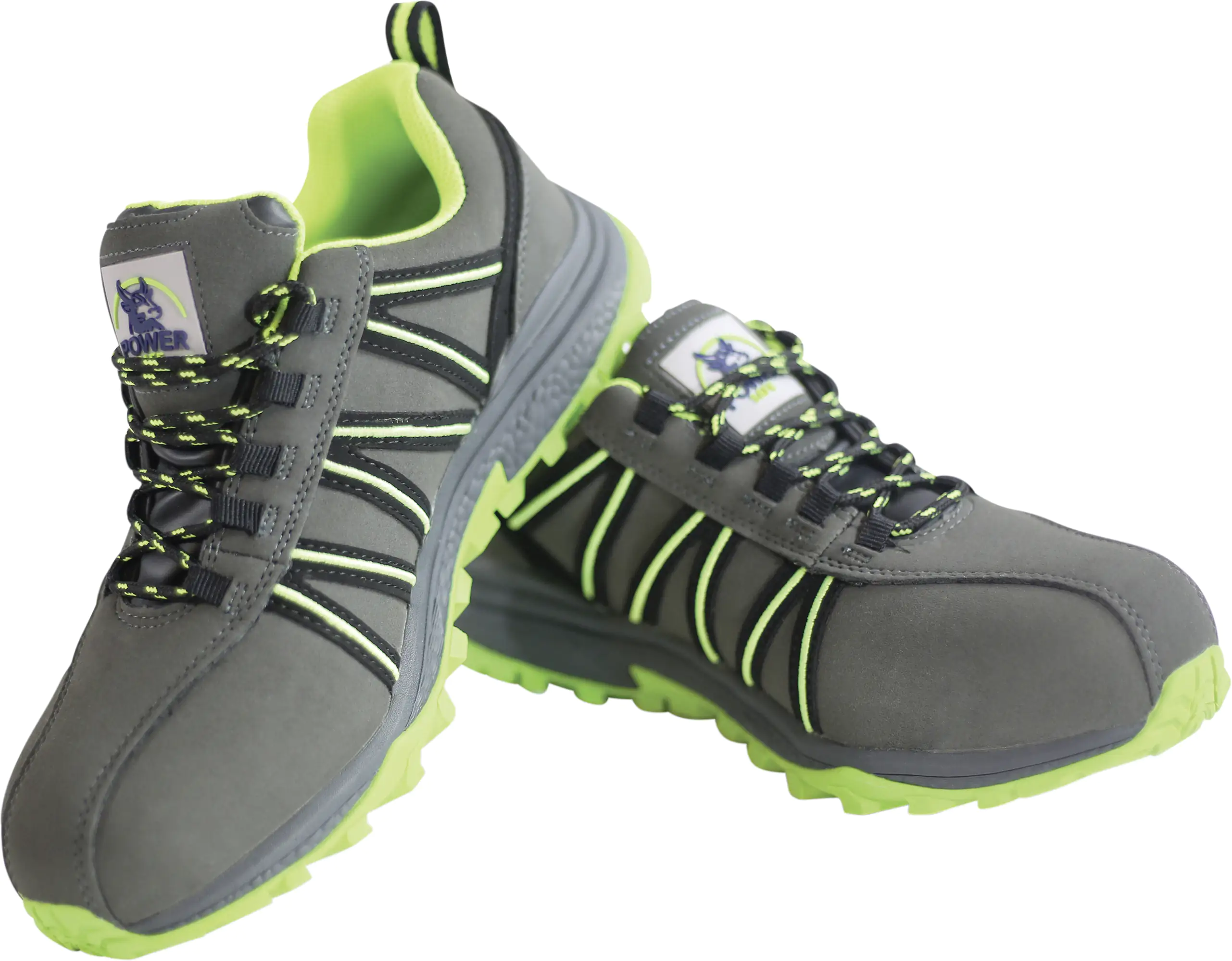 Power Safe Halbschuh Kim S1P grau-grün